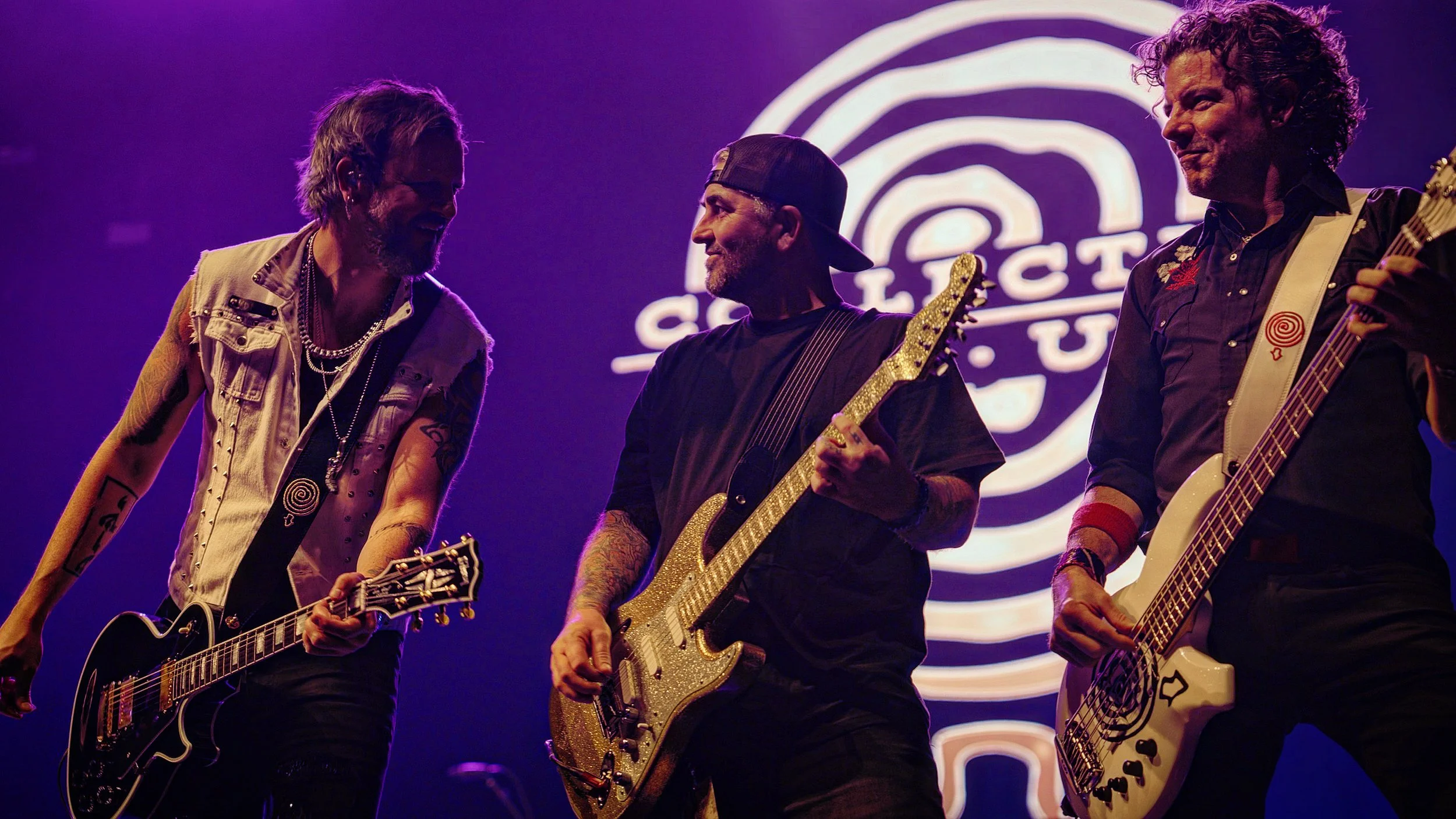 Greg Fischer (Fischtank) joining the stage with Collective Soul in Sacramento, CA.