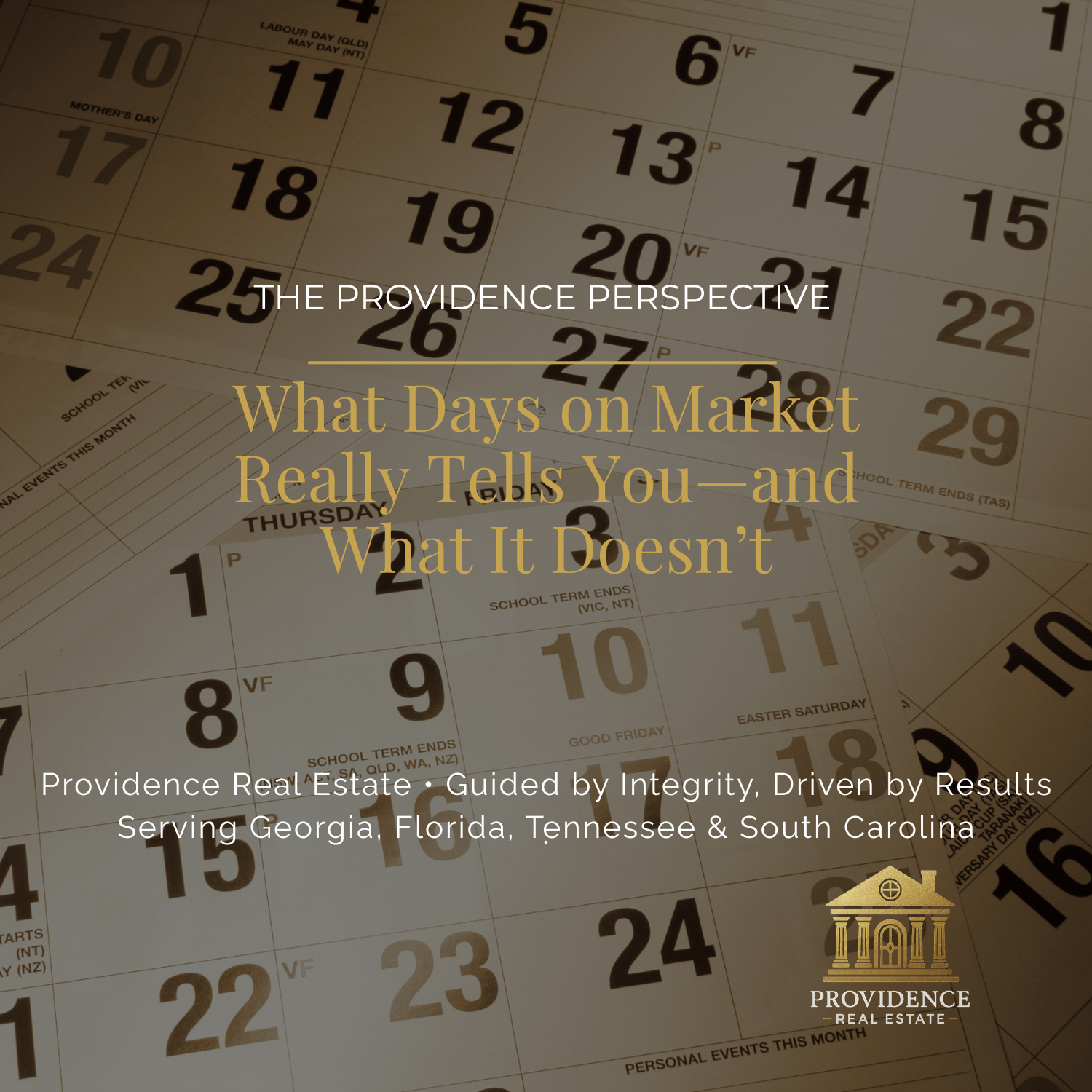 Providence Perspective: What Days on Market Really Tells You—and What It Doesn’t