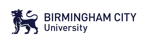 Birmingham City University logo with a lion graphic and text