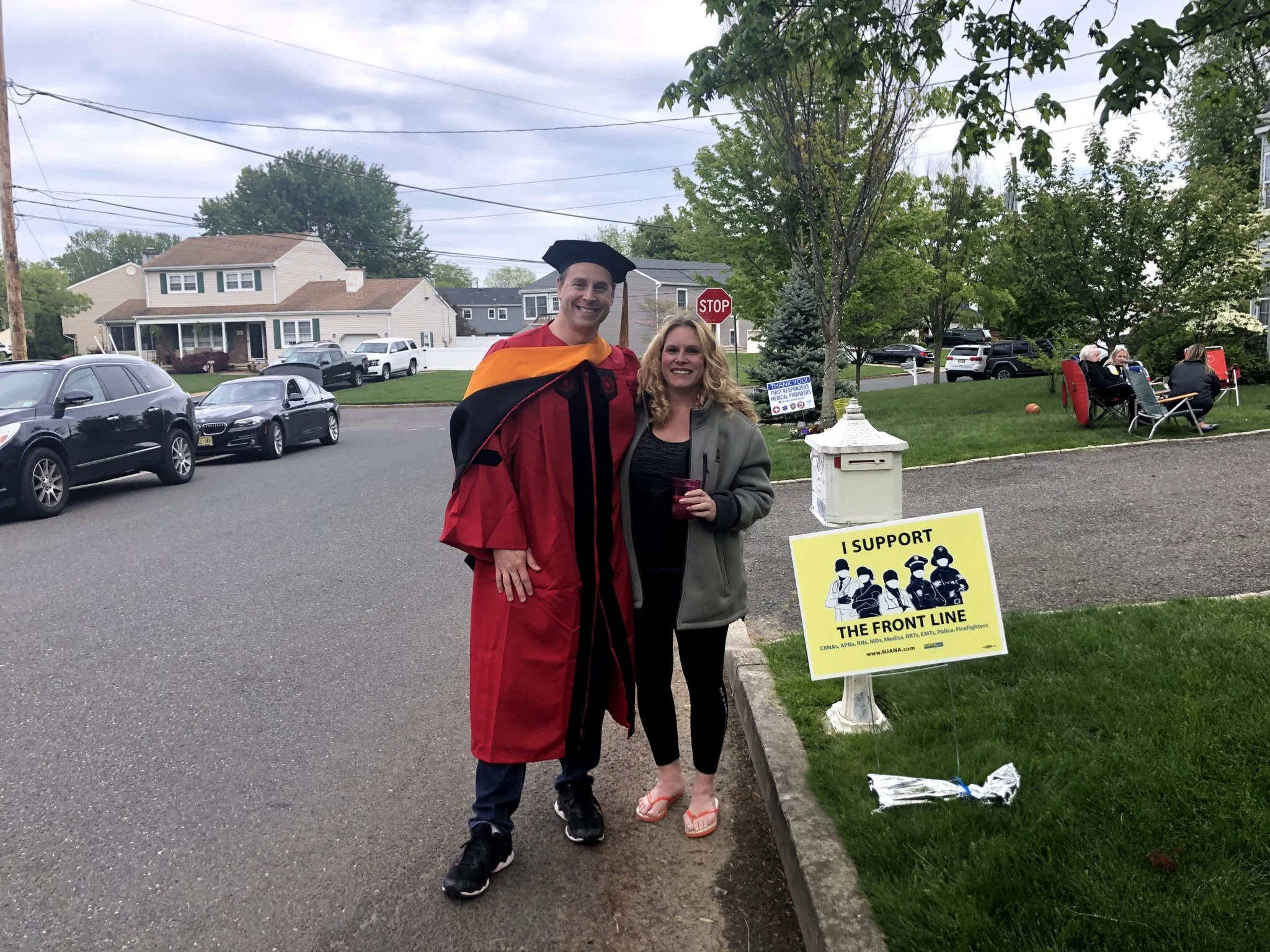 During COVID-19, NJANA CAREs sold signs to support frontline workers and the local restaurants providing them meals. Thanks to our community, we raised over $5,000.