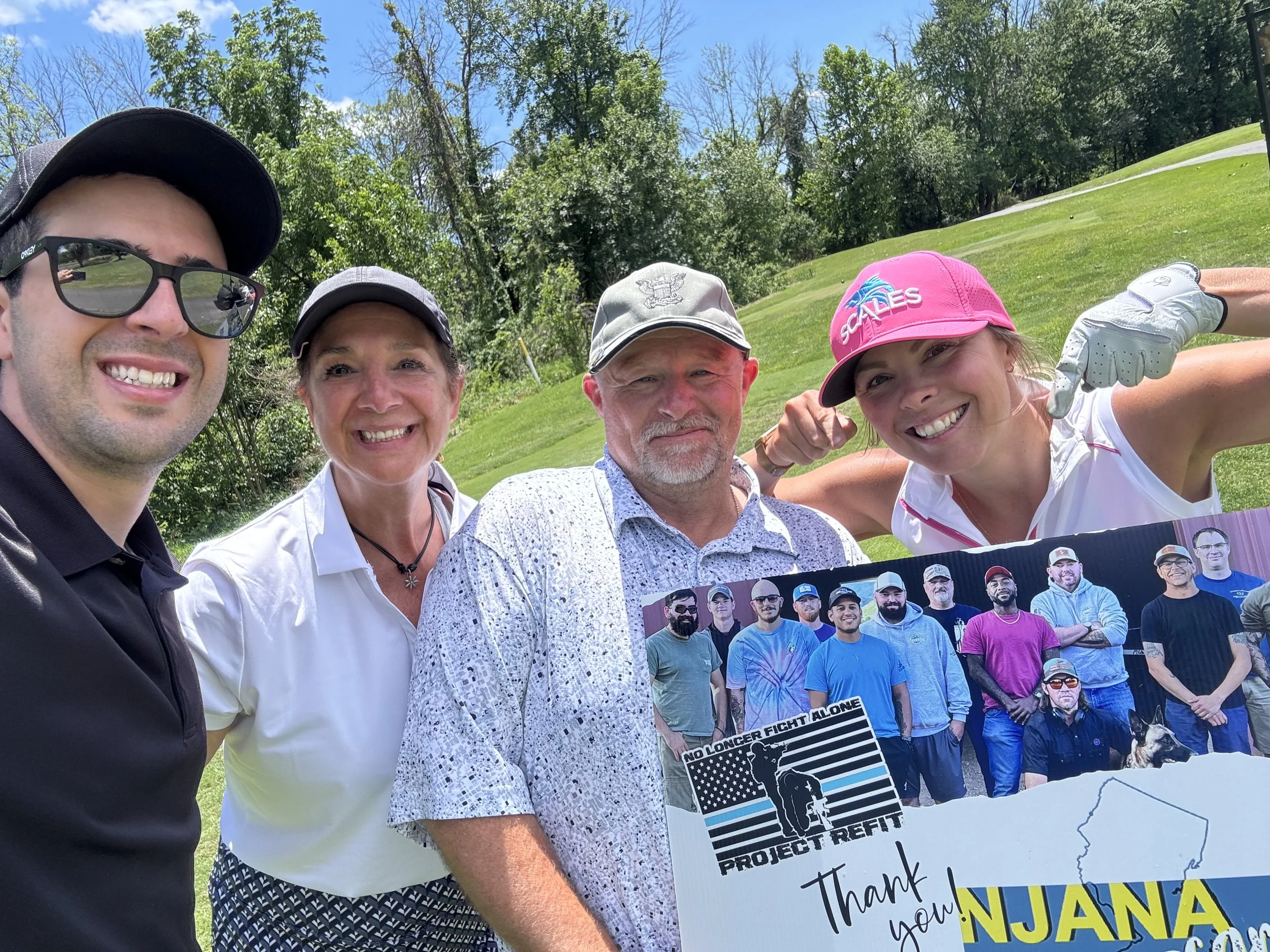 In 2024, NJANA CAREs sponsored a veteran to participate in the Project Refit Golf Fundraiser, joining nurses and CRNAs in support of our heroes.