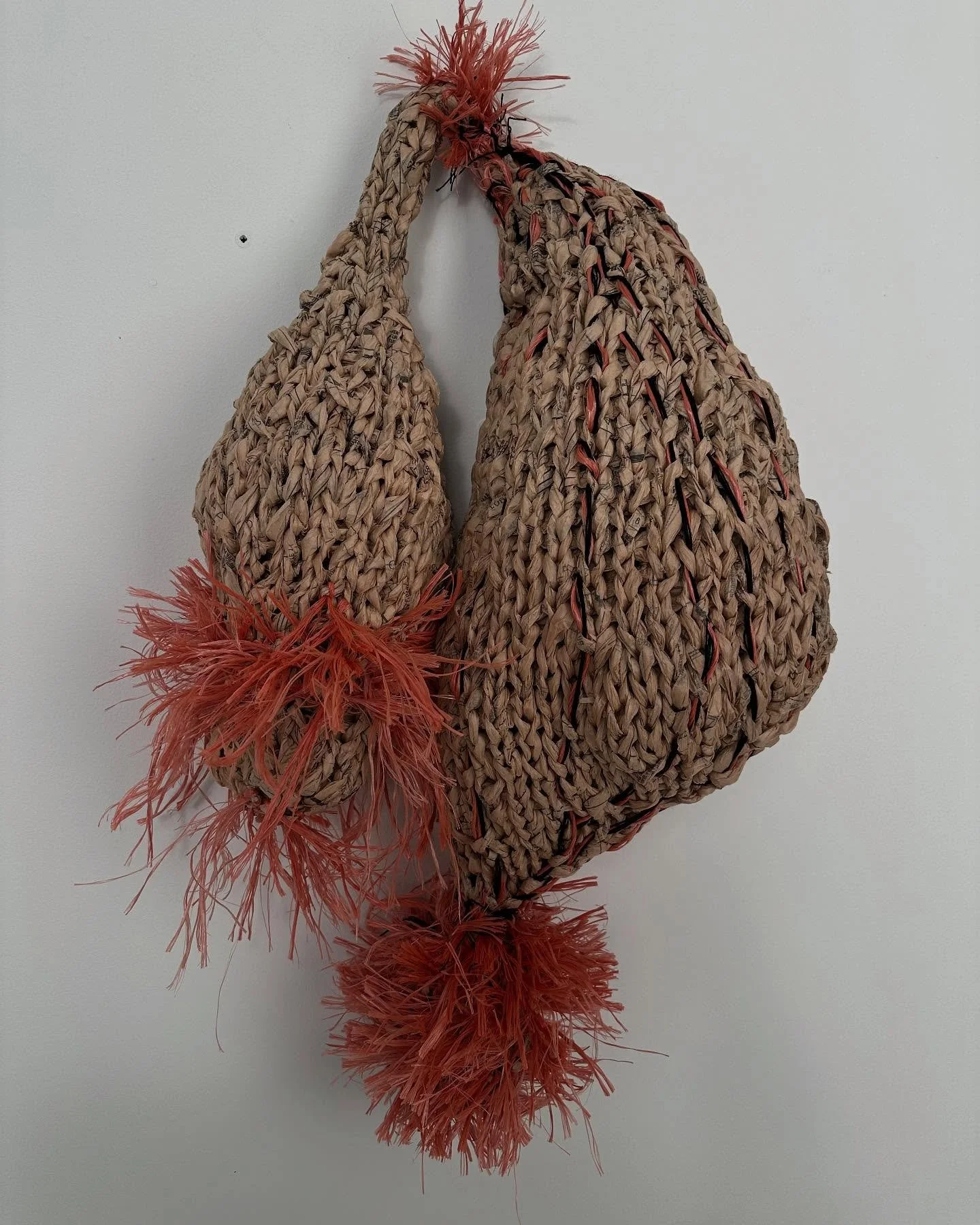 #EileenBraunArt. I know I am NOT supposed to play favorites&hellip;.but this one will be hard to part with. Entangled #5, 2025, 36High x 25Wide x10Deep inches. This newest series Entangled -combines my fondness for my former rubber coated rattan reed