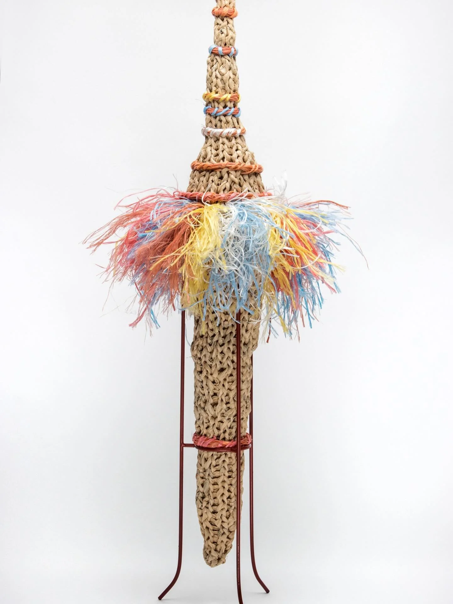 Cotton Candy. 52H x23W x23D. Sneak peak at new work headed to Swan Coach House Summer Invitational Opening May28, 2026. The gallery is adjacent to the Atlanta History Center (don&rsquo;t miss their Cyclorama !!!) and will be on exhibit through July29