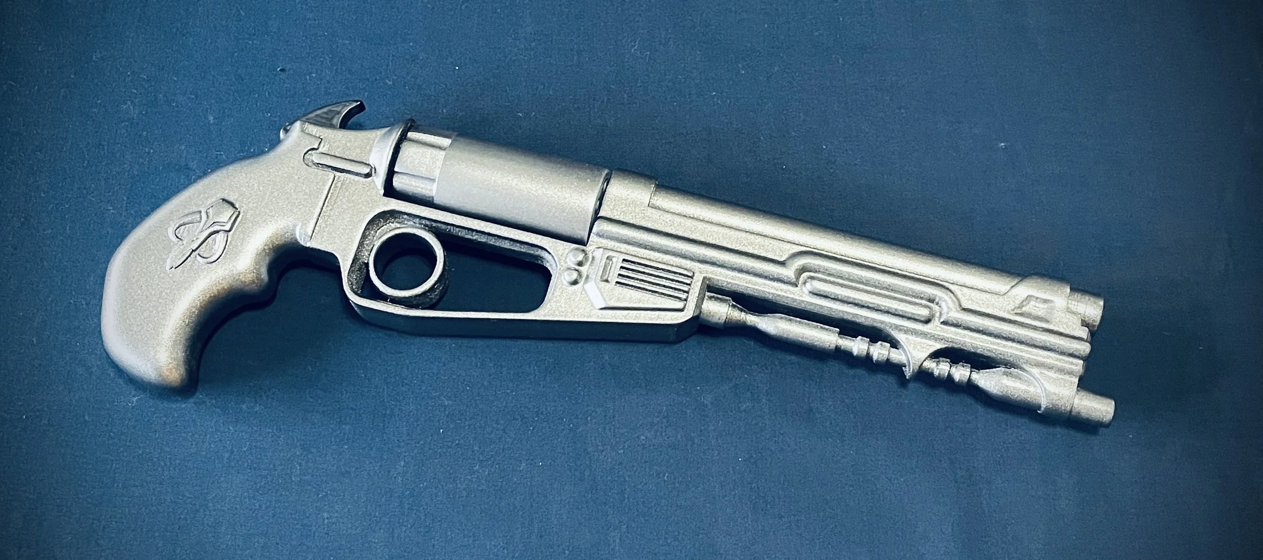 3D Printed Gunslinger Revolver for Cosplay and costume. Science Fiction Cowboy.