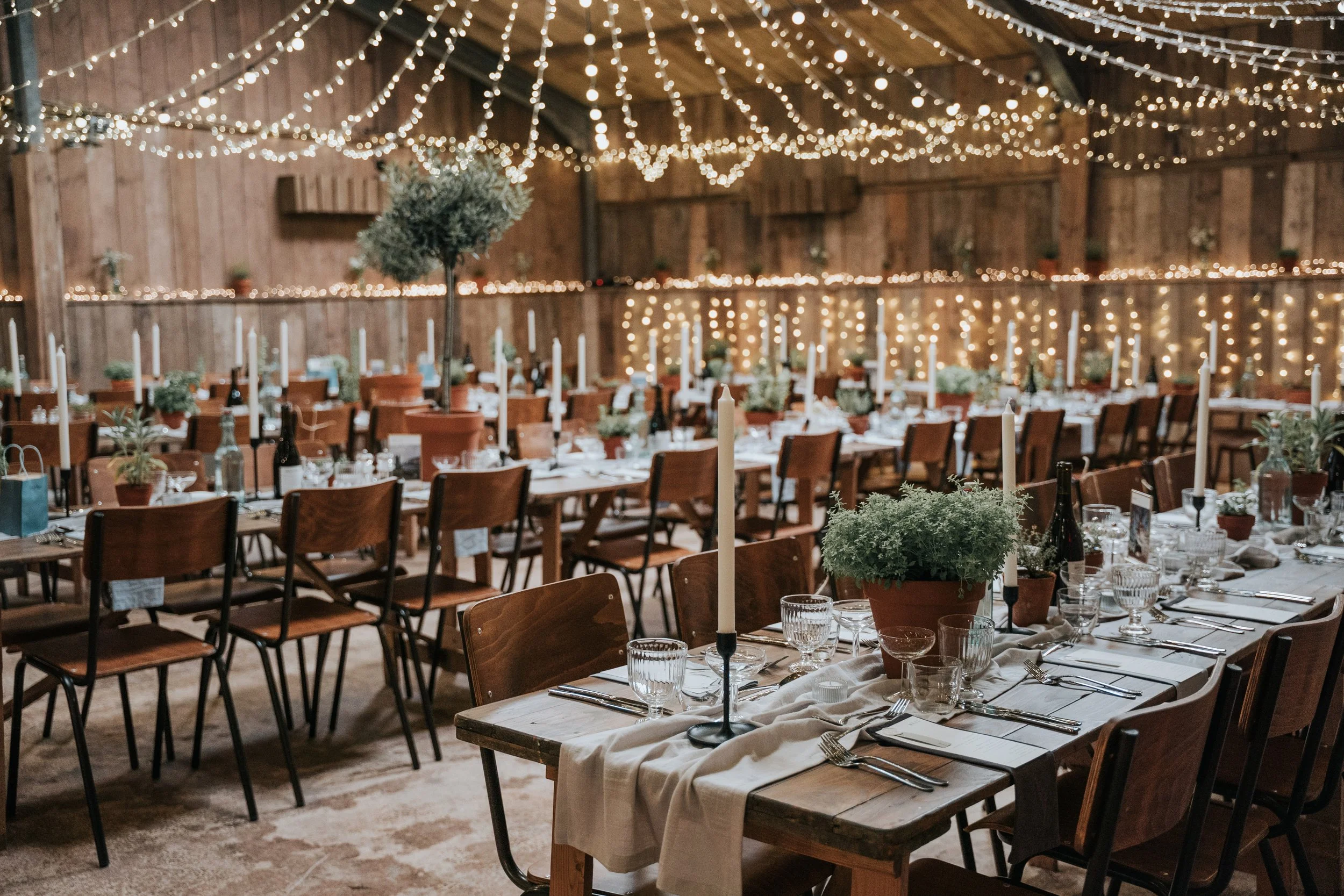 Barn wedding in Devon