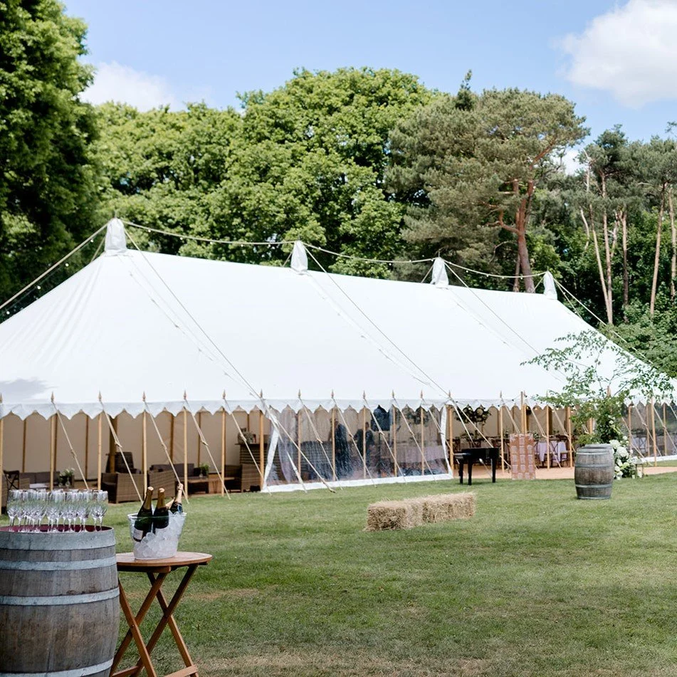 Marquee wedding in Devon