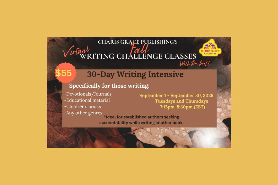 30-Day Writing Intensive: September 1, 2026 - September 30, 2026