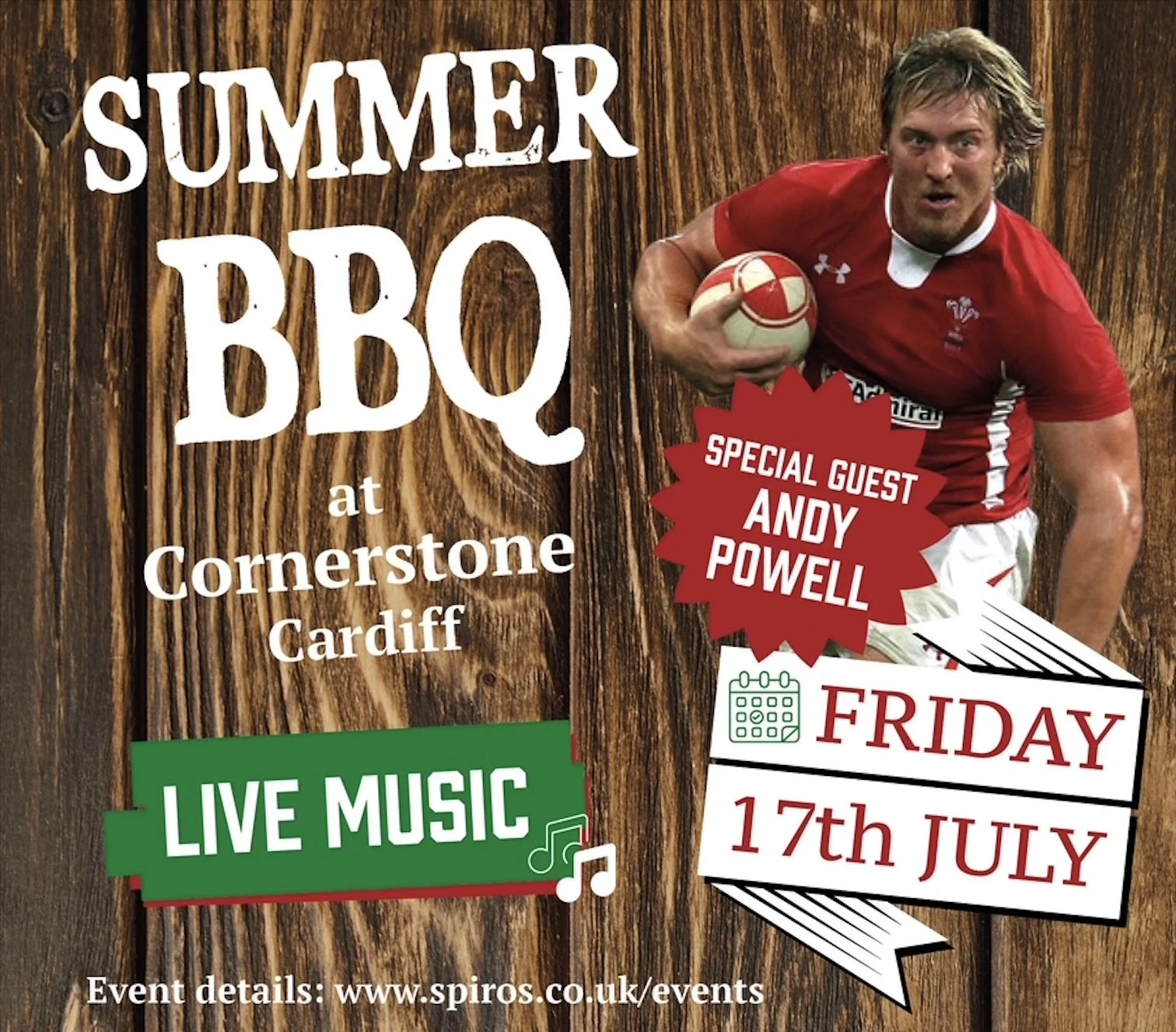 Summer BBQ with Andy Powell