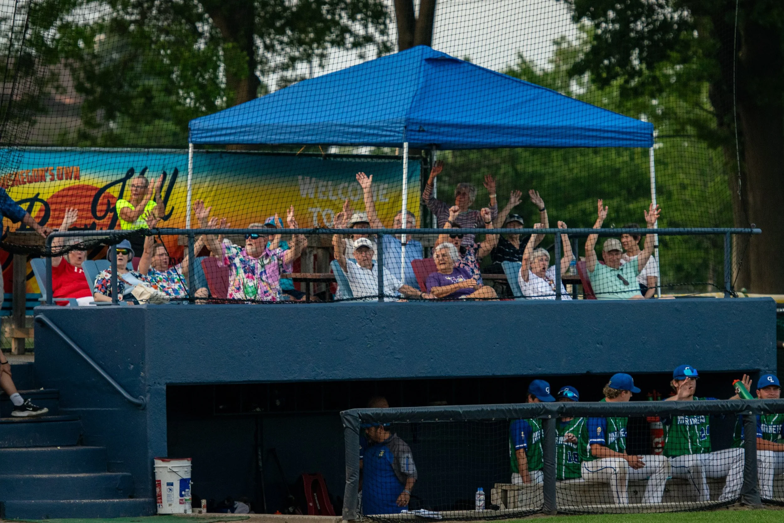 Pigeon Hill Party Deck (3rd base side)