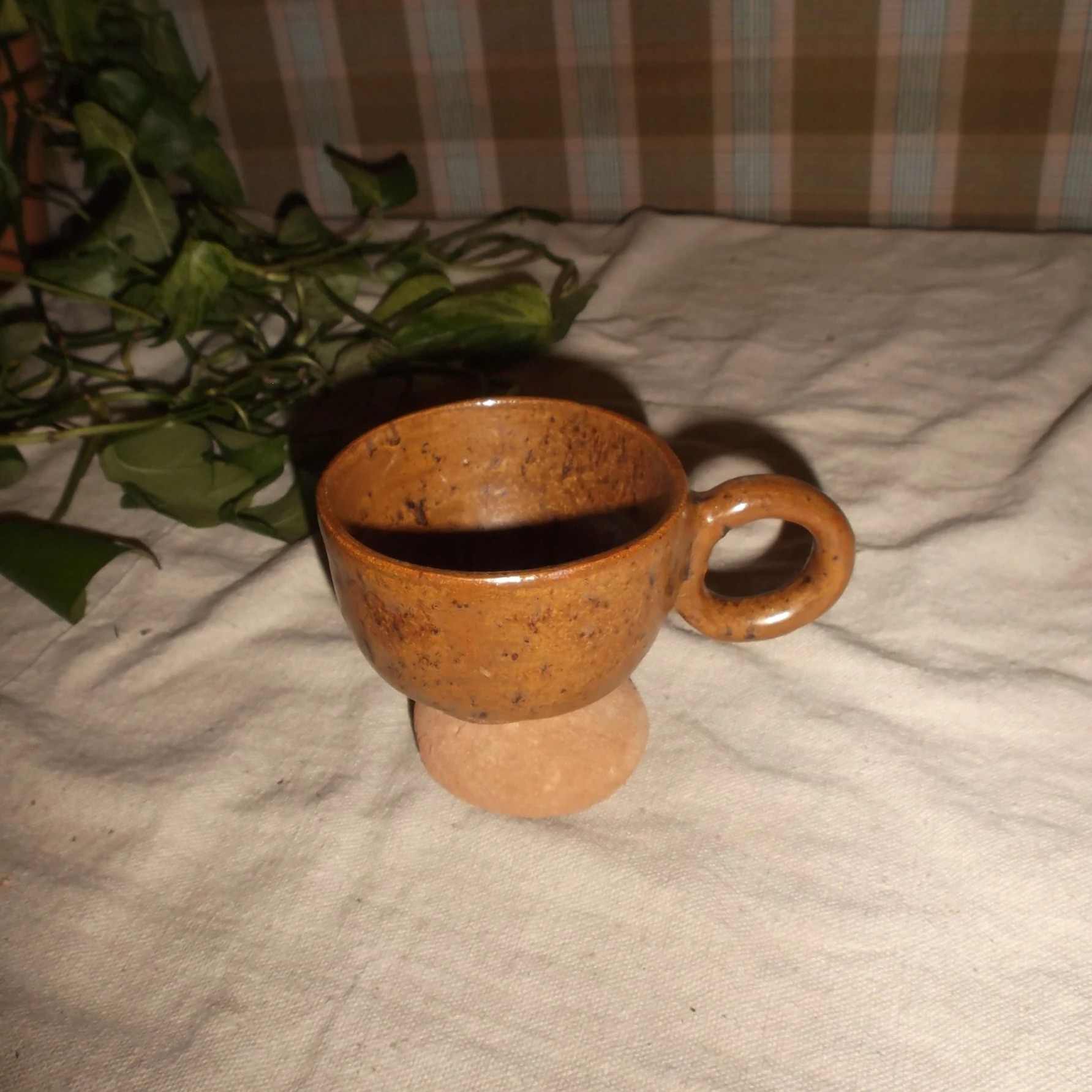 speckled ring teacup