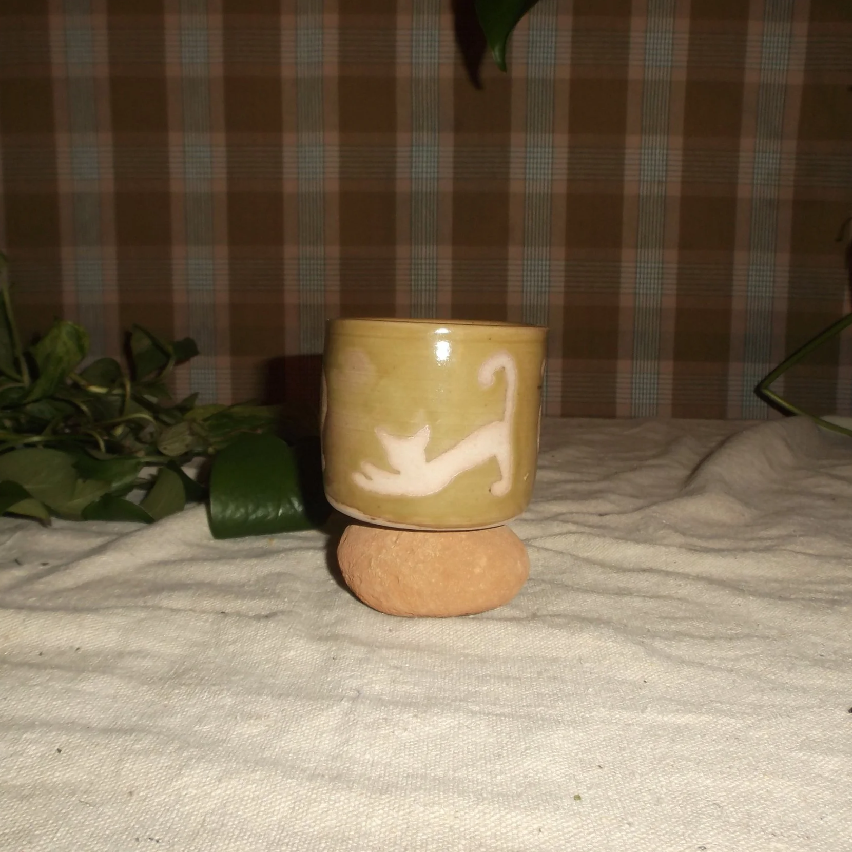 olive kitties cappuccino cup