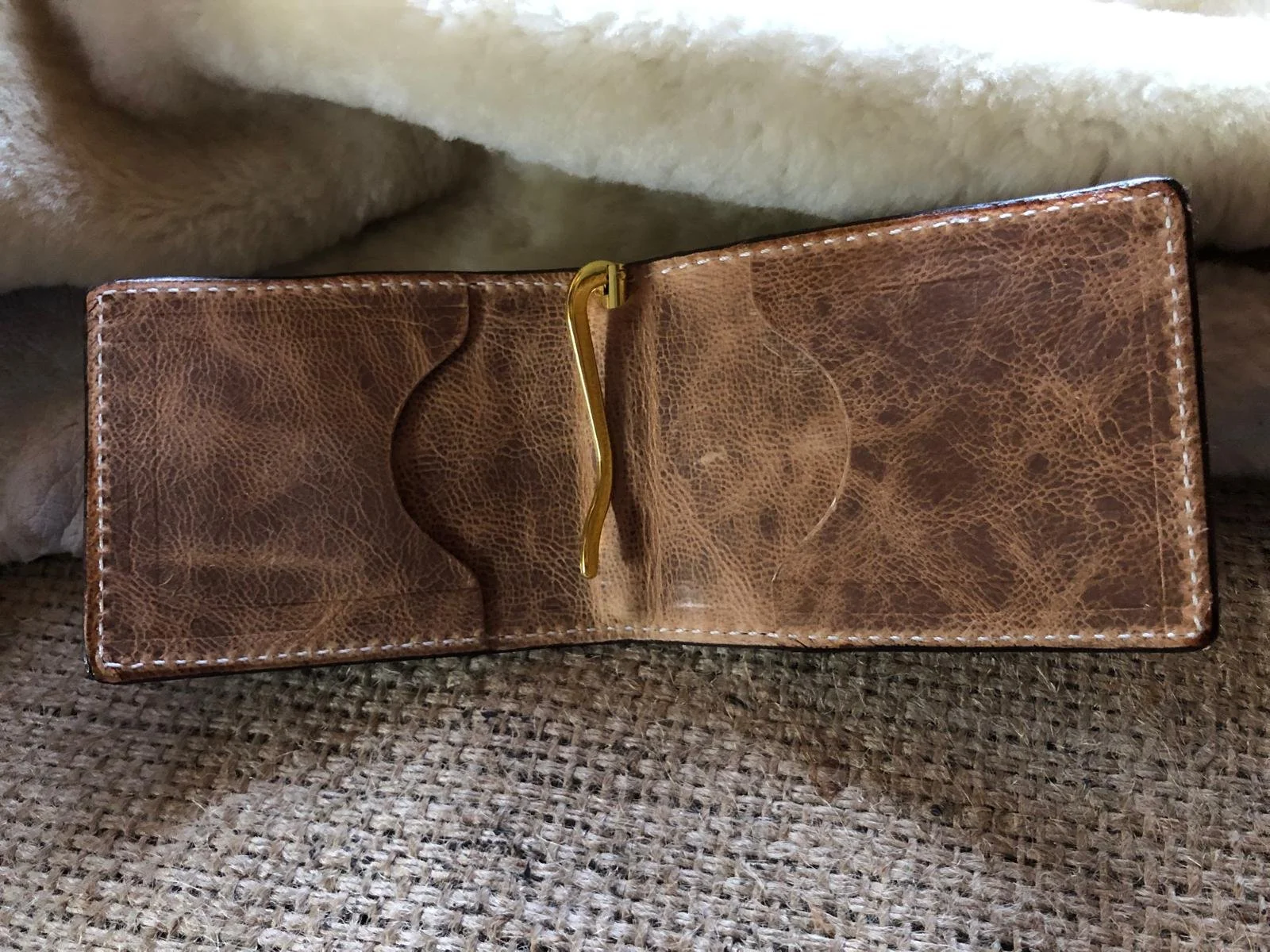Inside Money Clip Wallet