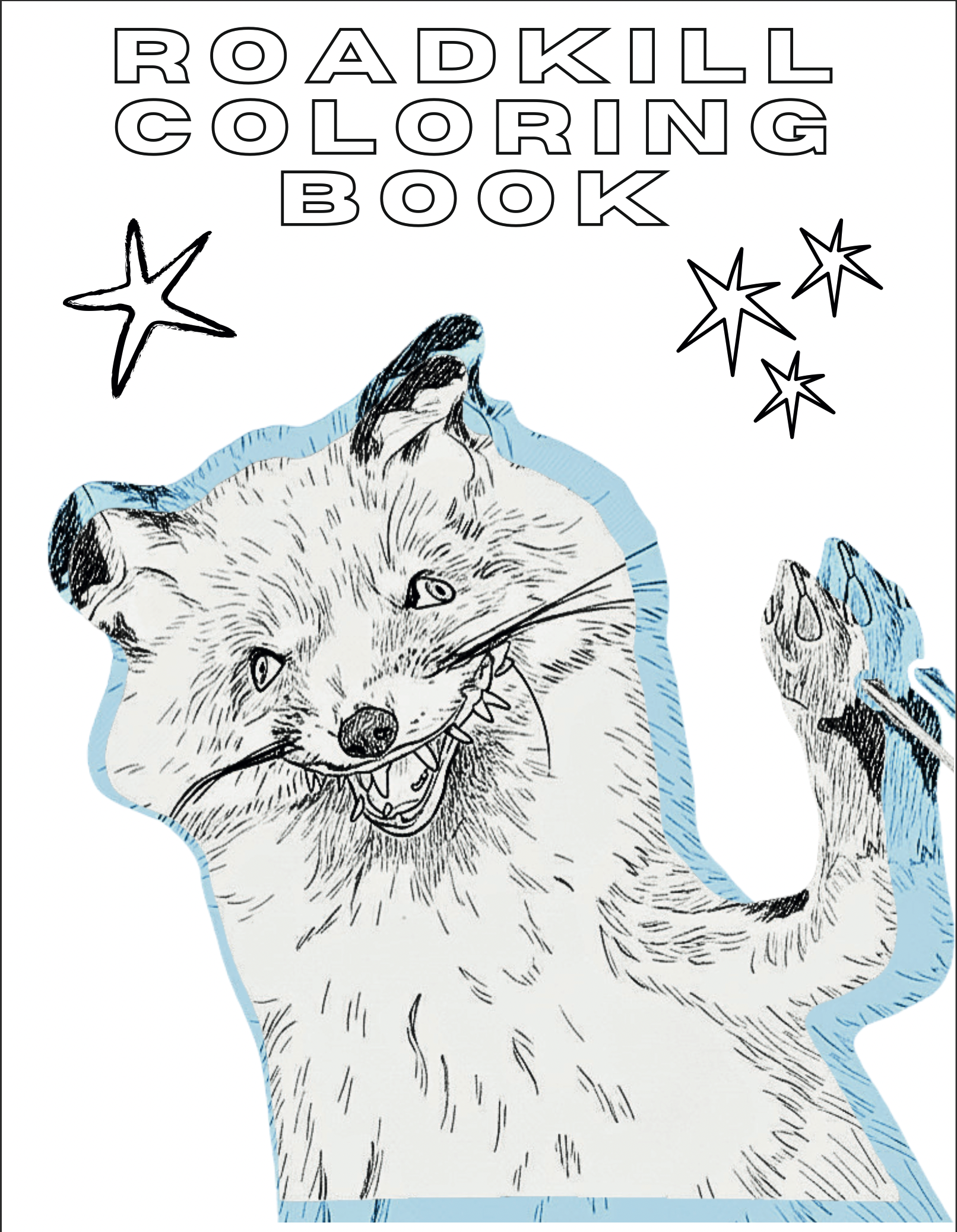 ✨ ROADKILL COLORING BOOK ✨ (Downloadable)