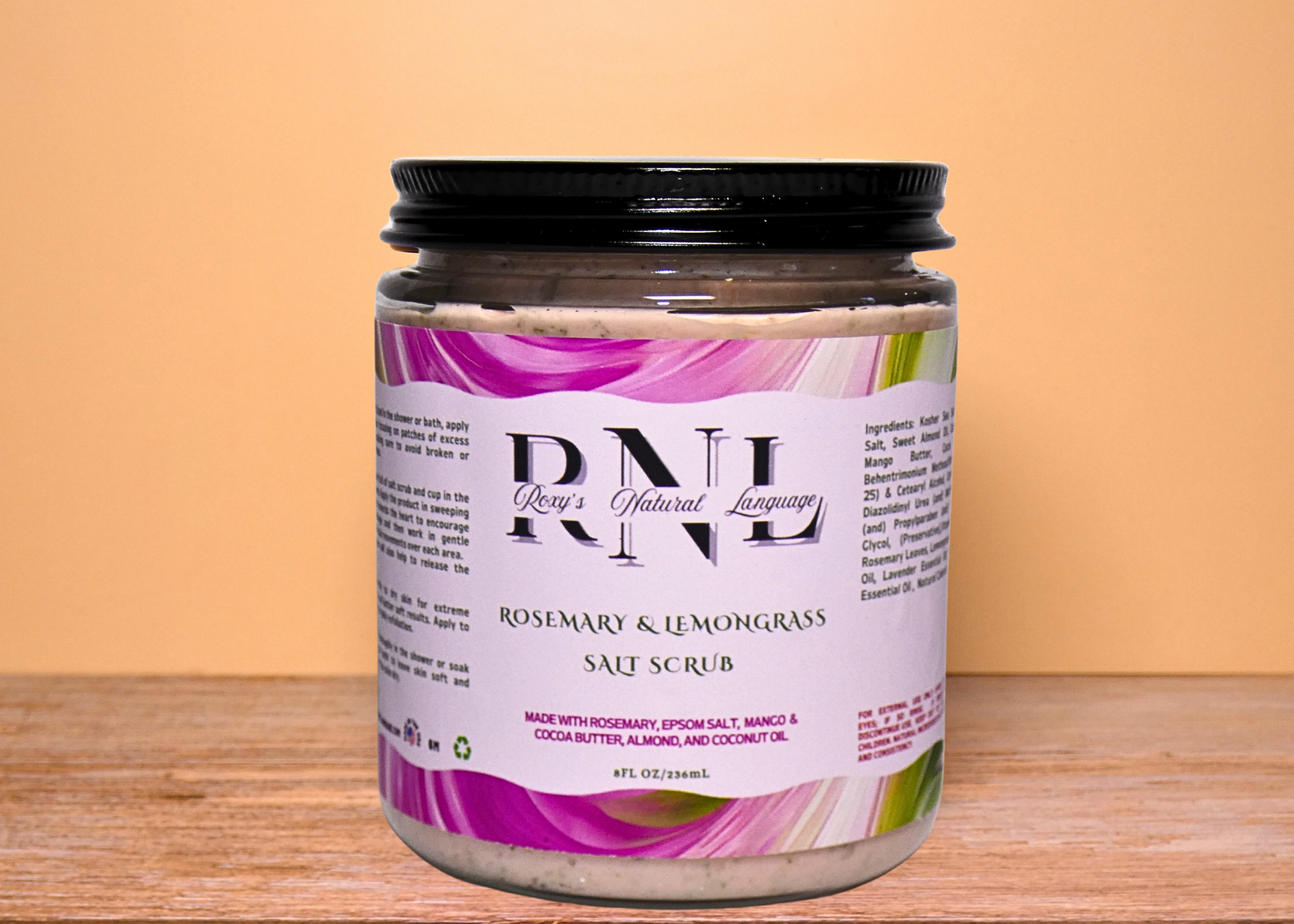 Rosemary And Lemongrass Salt Scrub