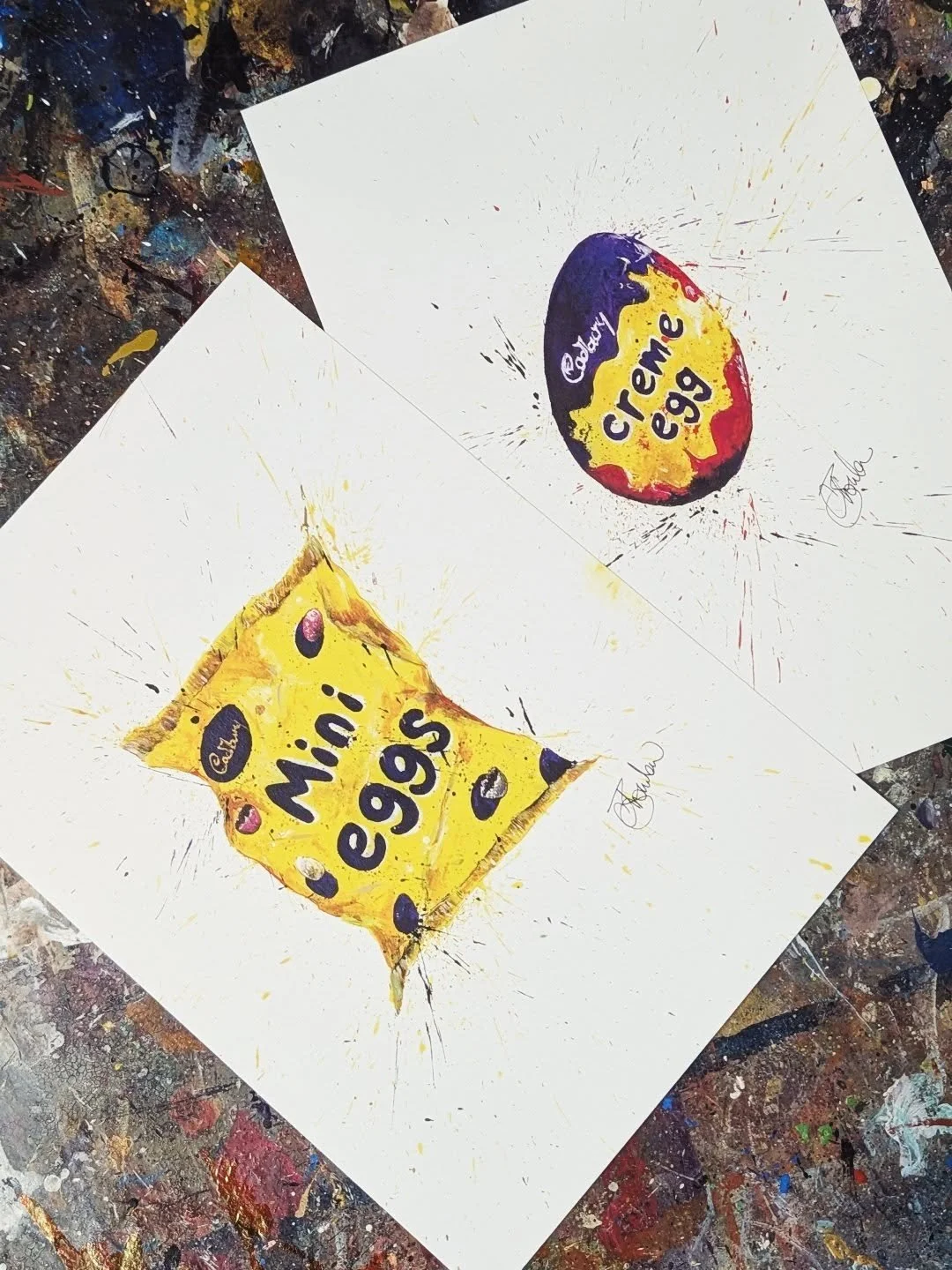 I adore this time of year! The flowers in the garden are about to burst. Everything is coming alive again! and let's not forget THE CHOCOLATE!! I have done a small number of these A4 Limited edition prints. 

 https://share.google/slkxzy1BdnhhIO2pr

