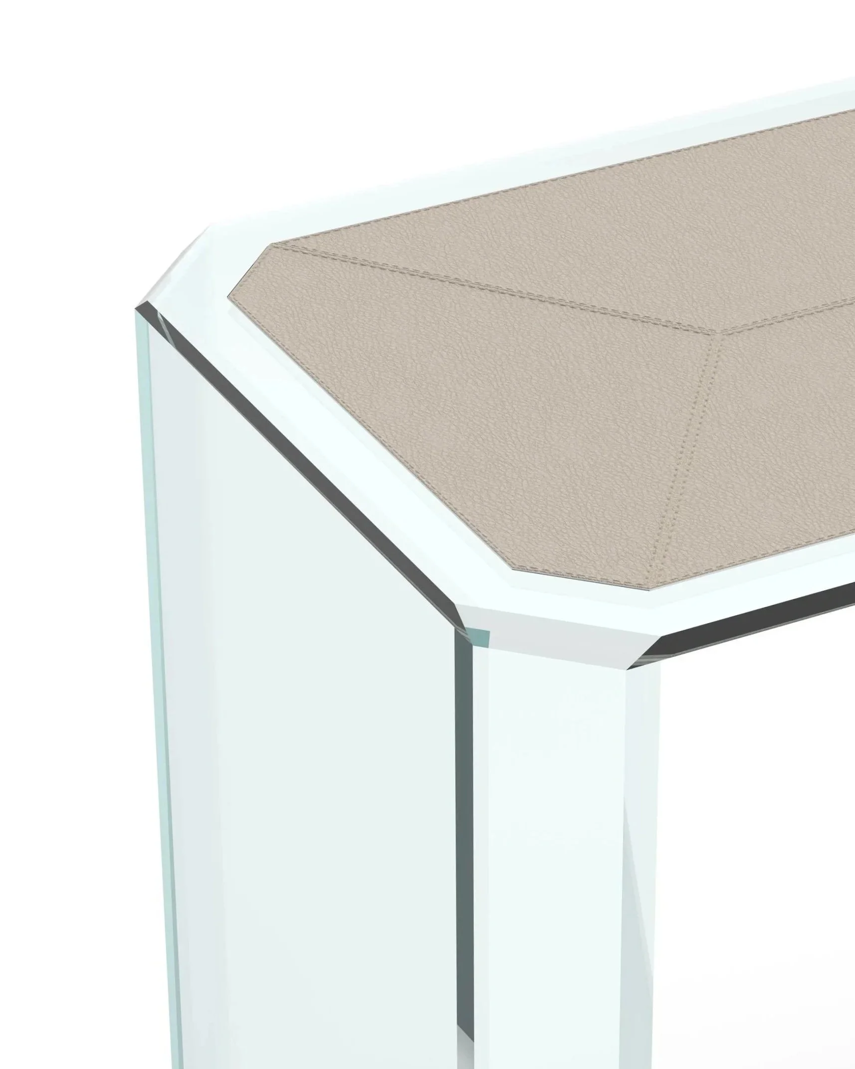 Jean Michelle - Console with leather insert