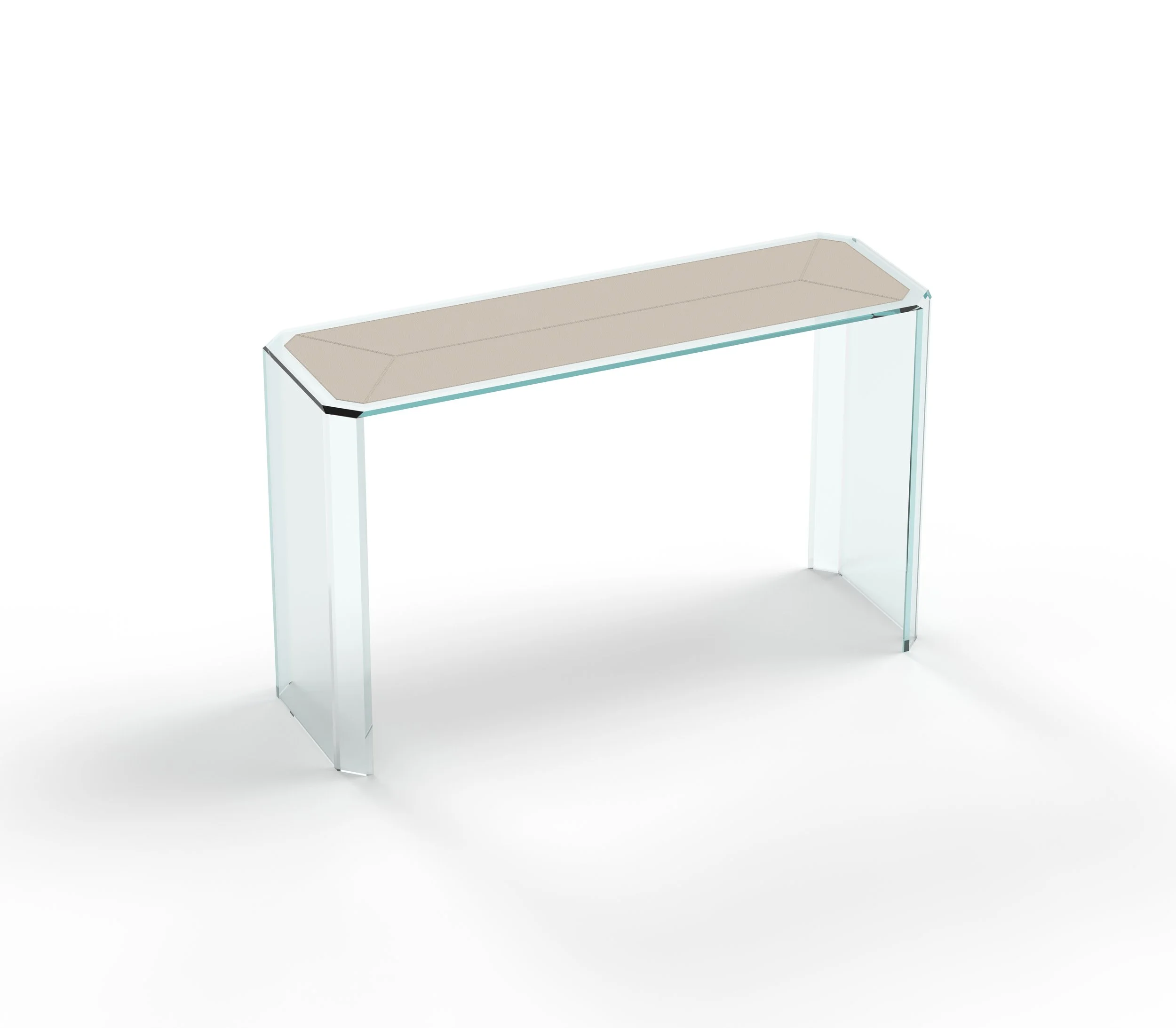 Jean Michelle - Console with leather insert