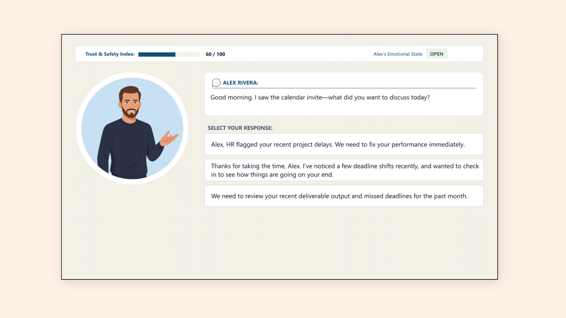 Adaptive Difficult Conversation Coach