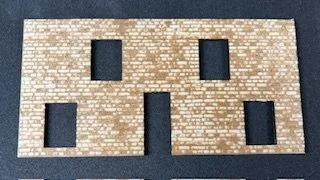 B1 old brick wall section