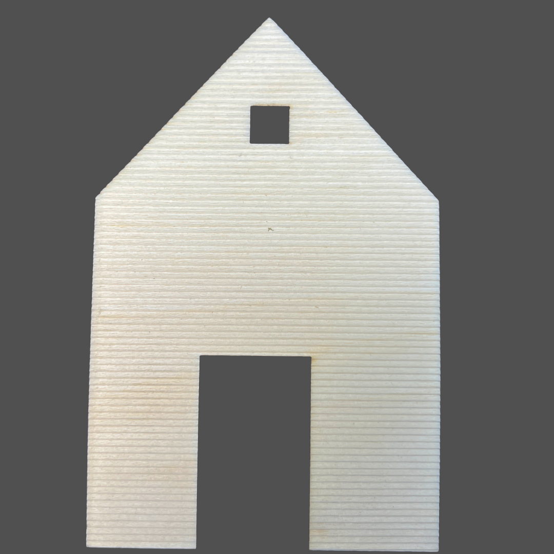 W3 weatherboard end wall section