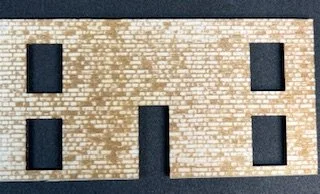 B3 old brick wall section