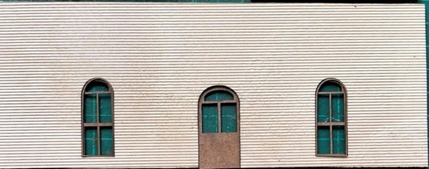 W1 weatherboard wall section