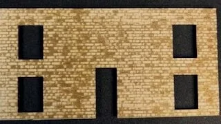 B3 old brick wall section