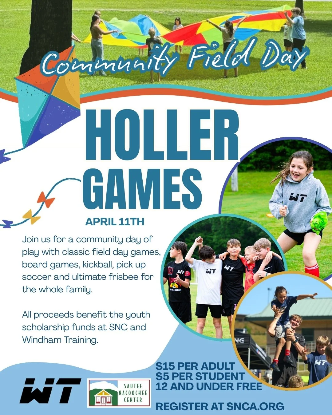 Get ready to play for a purpose at Holler Games: Community Field Day 🎉💪

The Sautee Nacoochee Center is teaming up with Windham Training for a full day of fun, friendly competition, and community spirit! Grab your bandanas and bring your A-game for