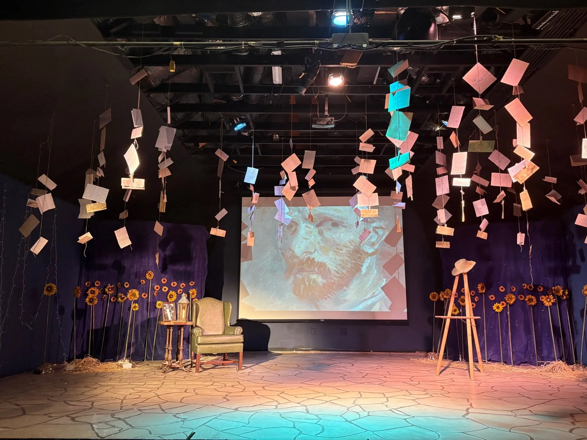 Here is a sneak peek of our amazing set for Vincent by Leonard Nimoy, premiering THIS Friday, April 17 at 7:00 PM, with performances following on April 18 &amp; 19.

Browse showtimes and get your tickets on our website! Will we see you there?