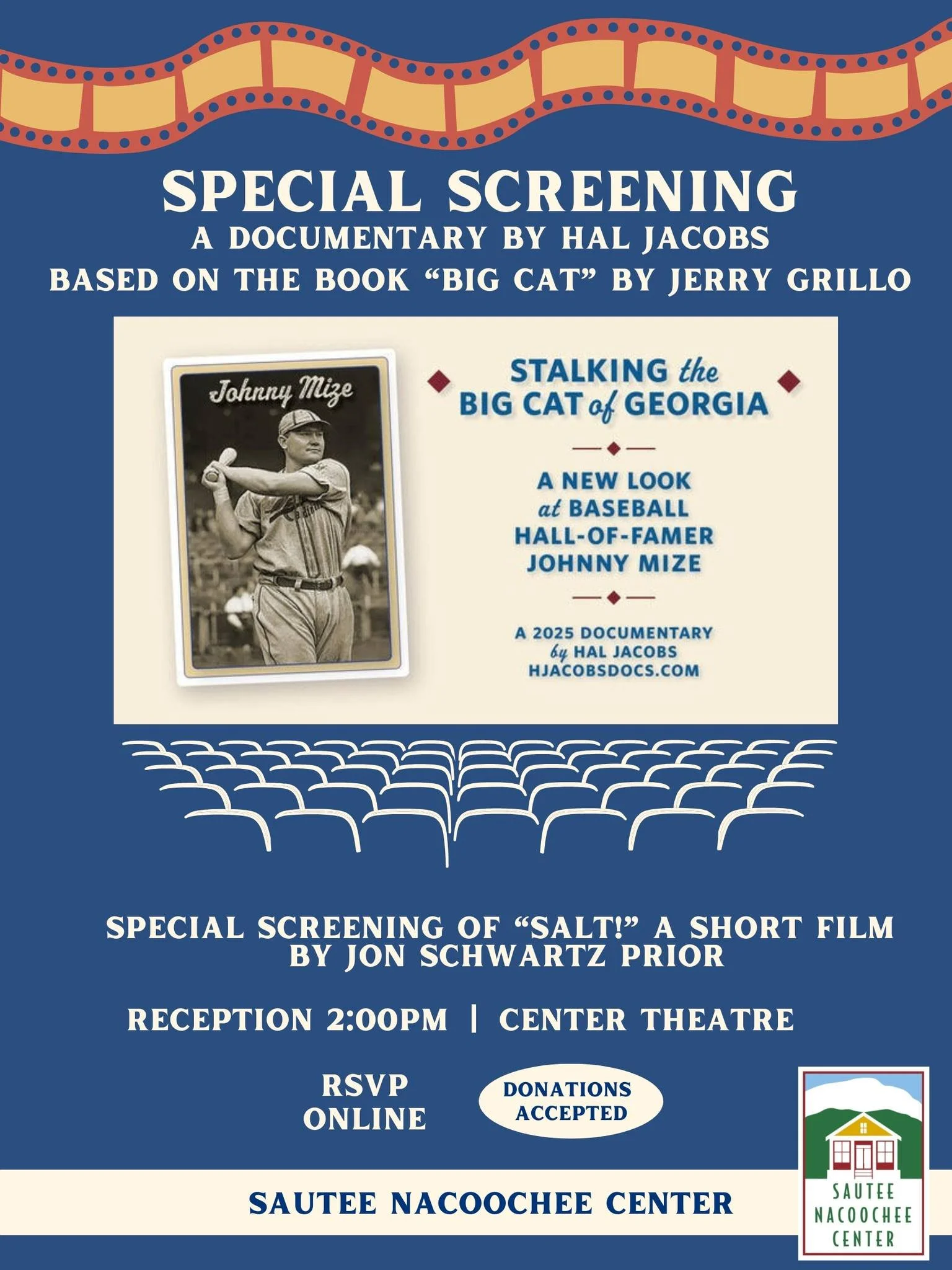 THIS SUNDAY!

Sunday, May 17, at 2:30 PM.

Stay tuned for &ldquo;Stalking the Big Cat of Georgia,&rdquo; a new documentary from Georgia filmmaker Hal Jacobs at the Sautee Center on May 17. &ldquo;Stalking the Big Cat,&rdquo; which is making the round