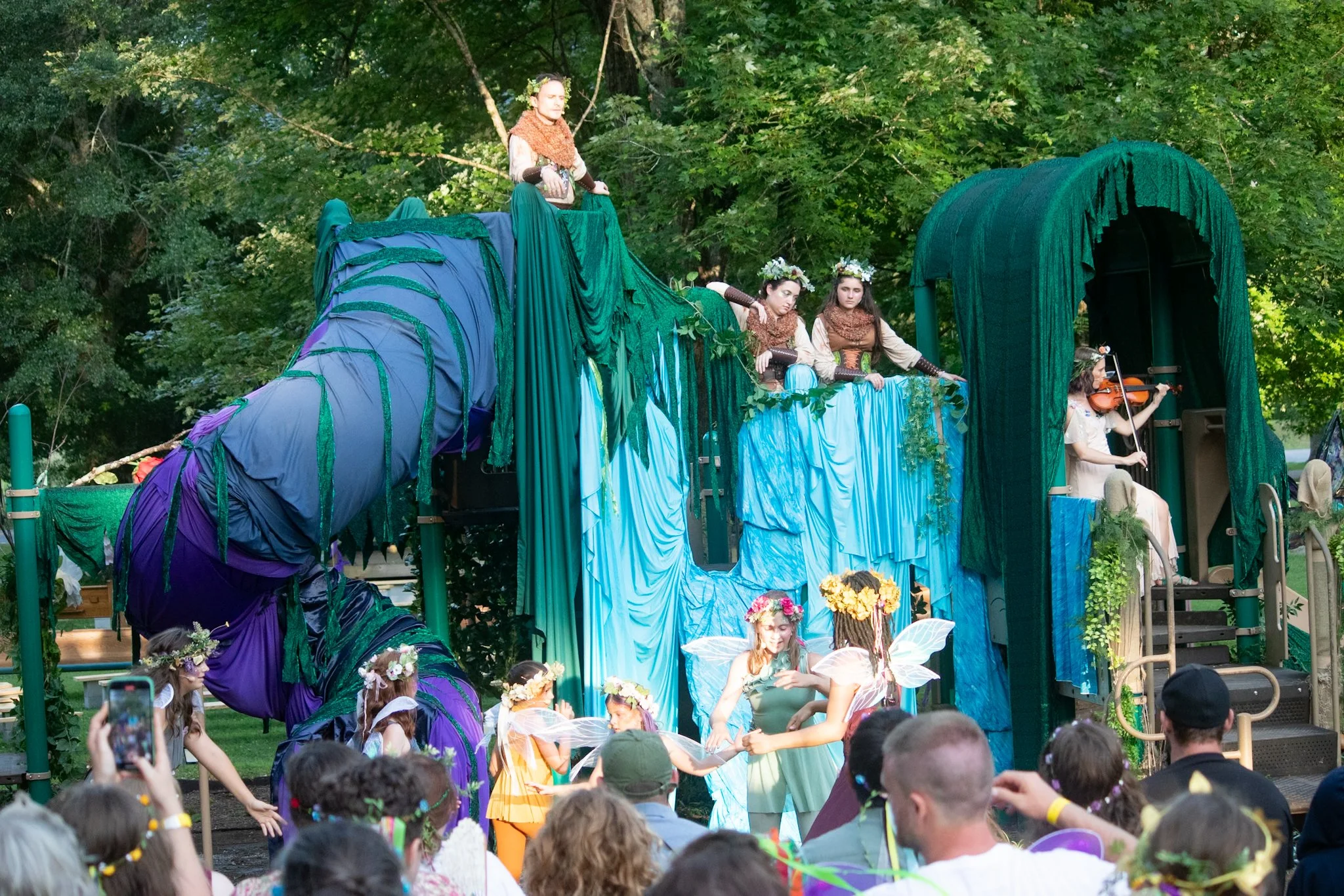 Guess what? The set design begins TODAY for SOLfest 2026!

That's right, it's a big production and it takes some amazing skill to come together. Want to see the Sautee Nacoochee Center campus transform? Make sure to join us for A Midsummer Night's Dr