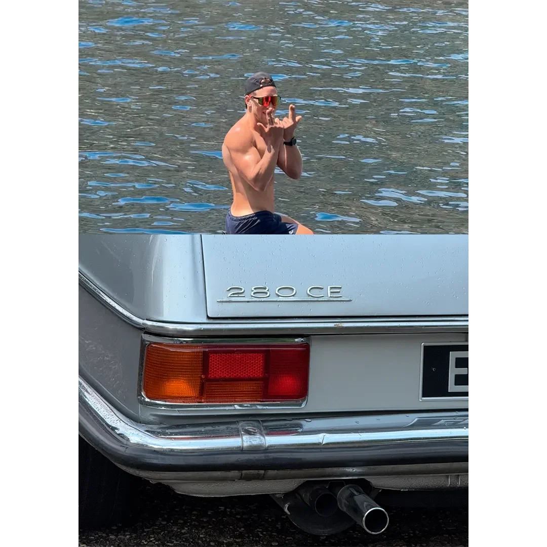 " AQUA DANS LA MERCEDES "