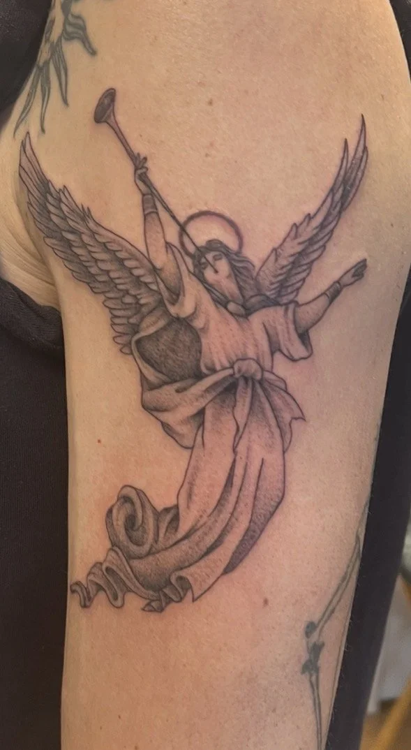 Angel tattoo