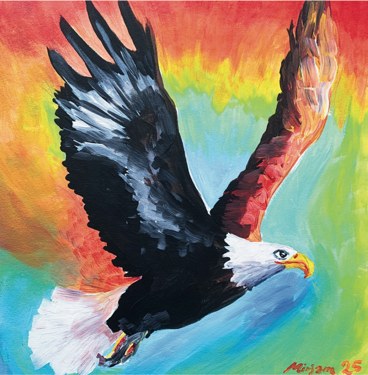 " Fly "
Apostle Kathryn Krick taught that as we go through battles, we mature and fly so high like eagles, the dogs on the ground trying to bite us can’t touch us!
Glory to God!