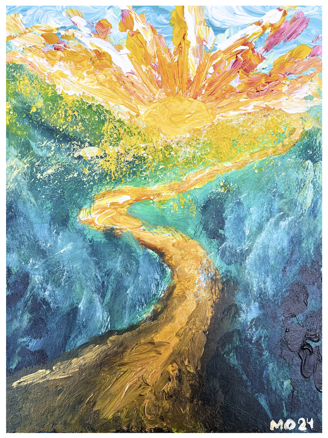 "The Narrow Road" - Digital Print