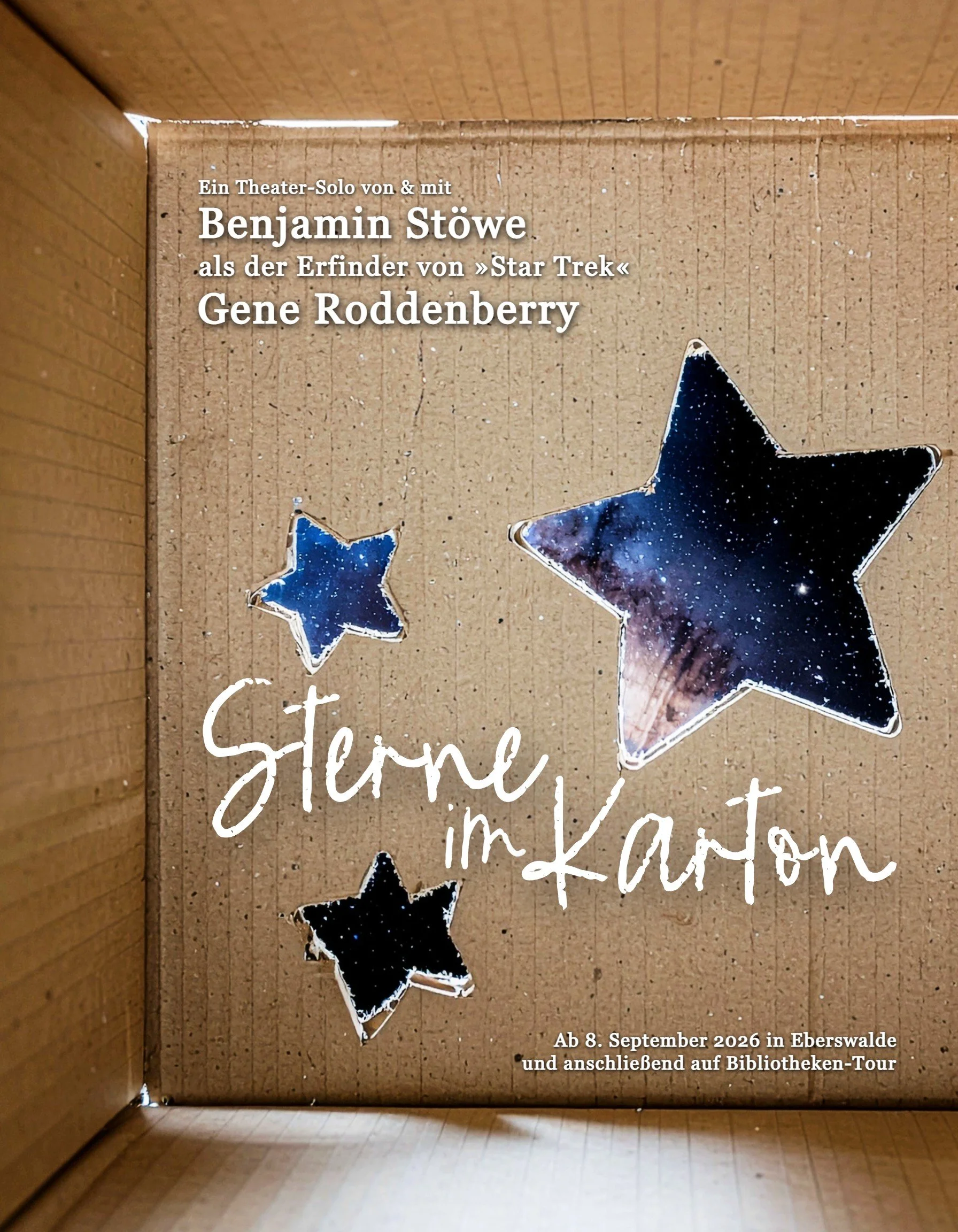 Sterne im Karton