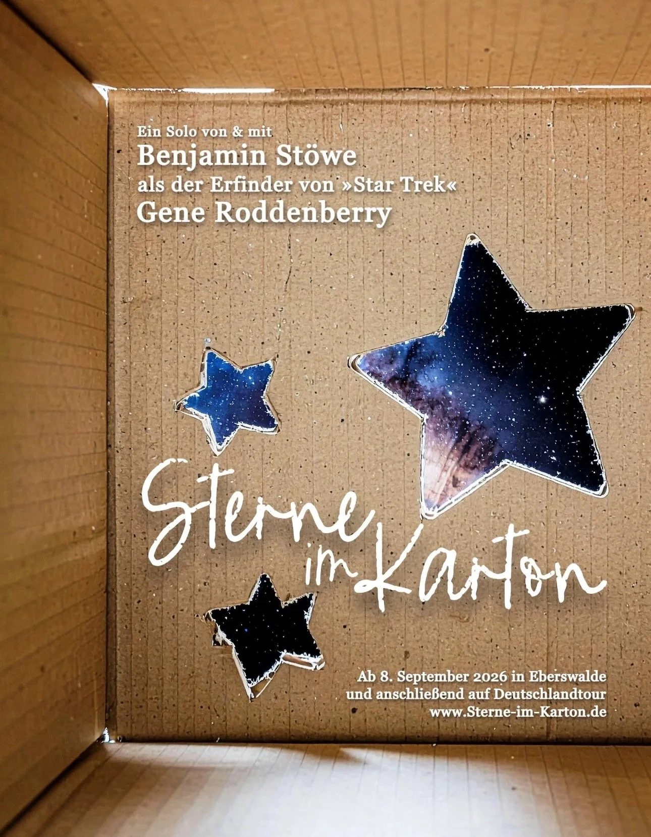 Sterne im Karton