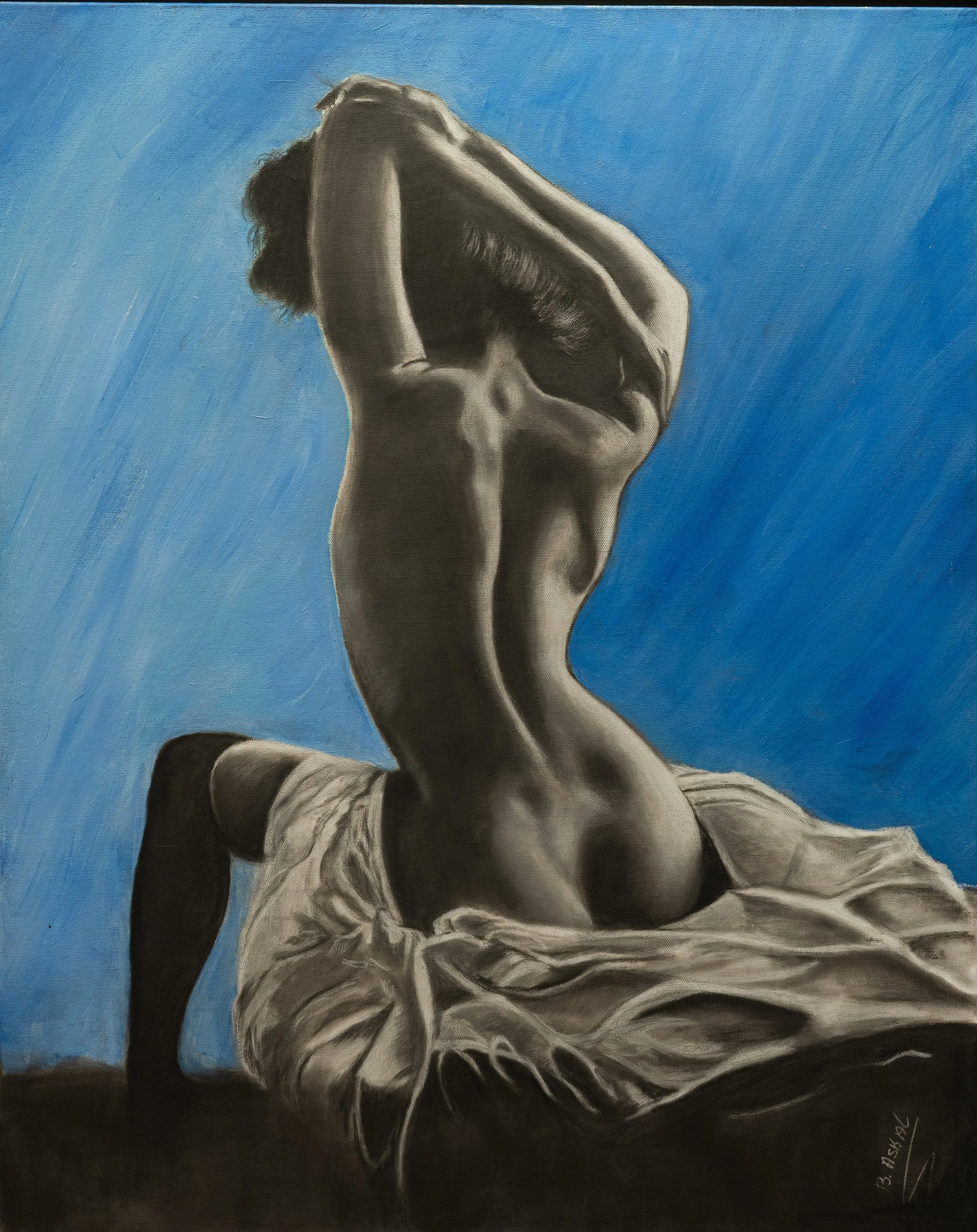 Woman in blue (2024)