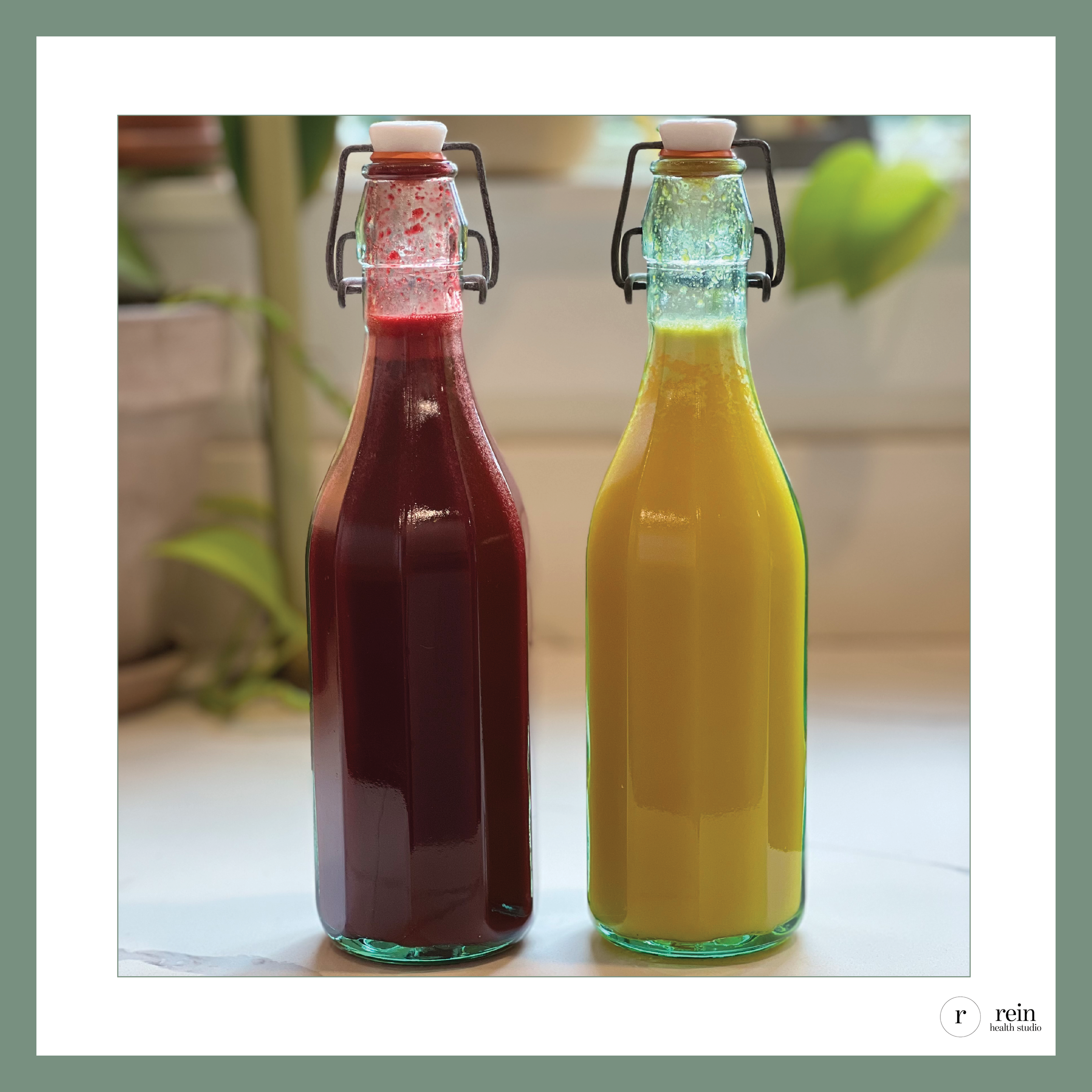 Ginger, Turmeric + Citrus, Beet + Ginger Shots