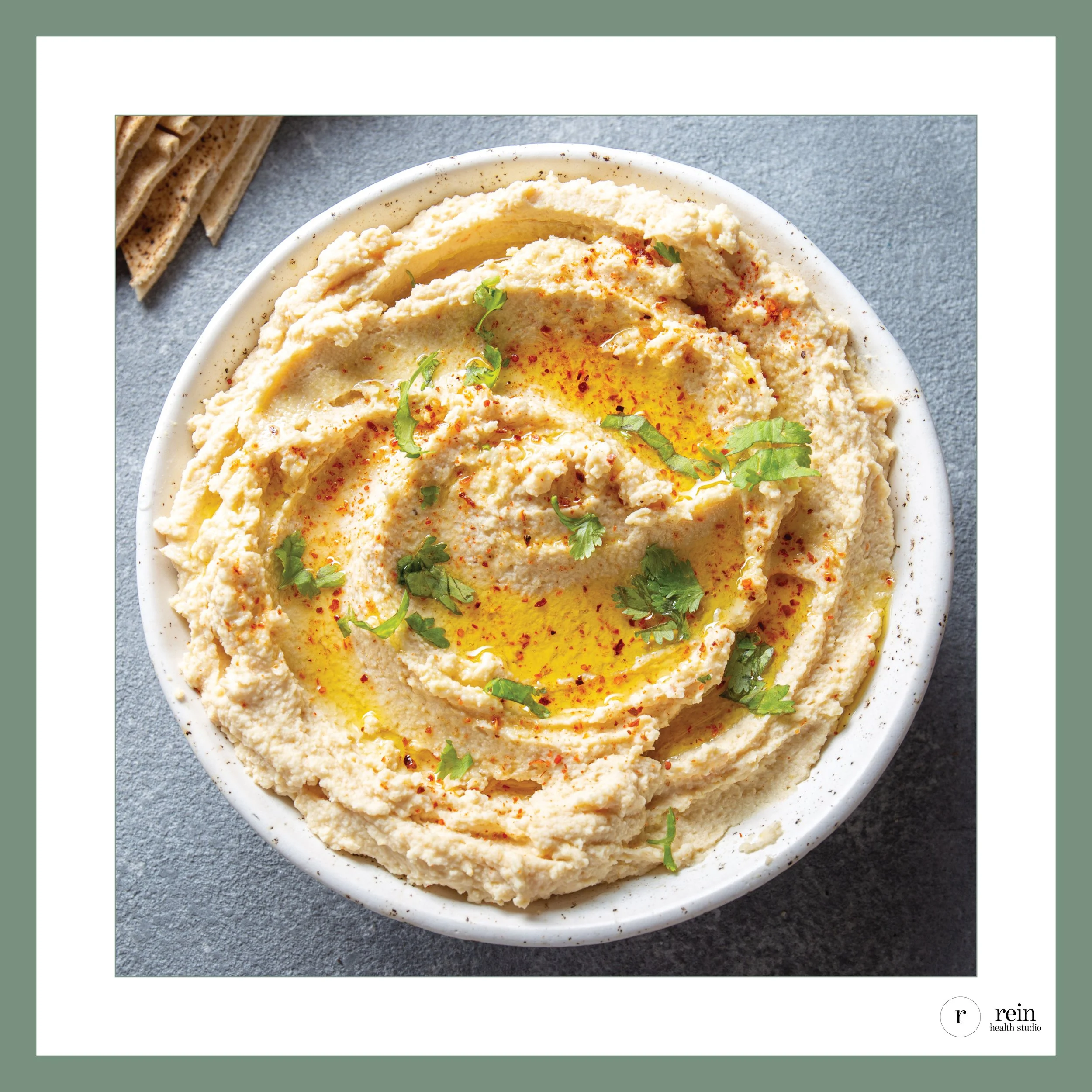 Creamy Classic Hummus w/ Roasted Root Veggies