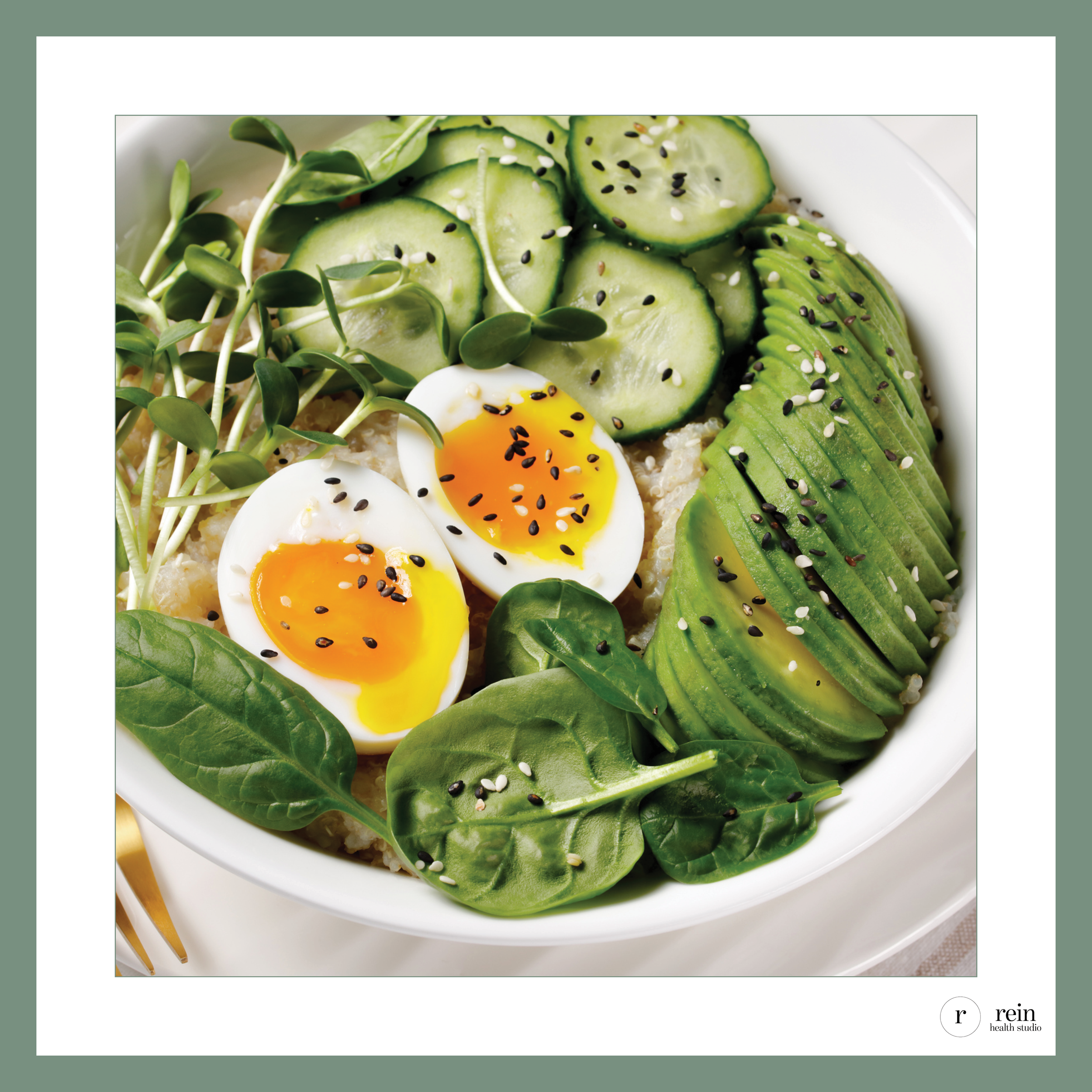 Soft Eggs Over Miso Oat Porridge w/ Greens