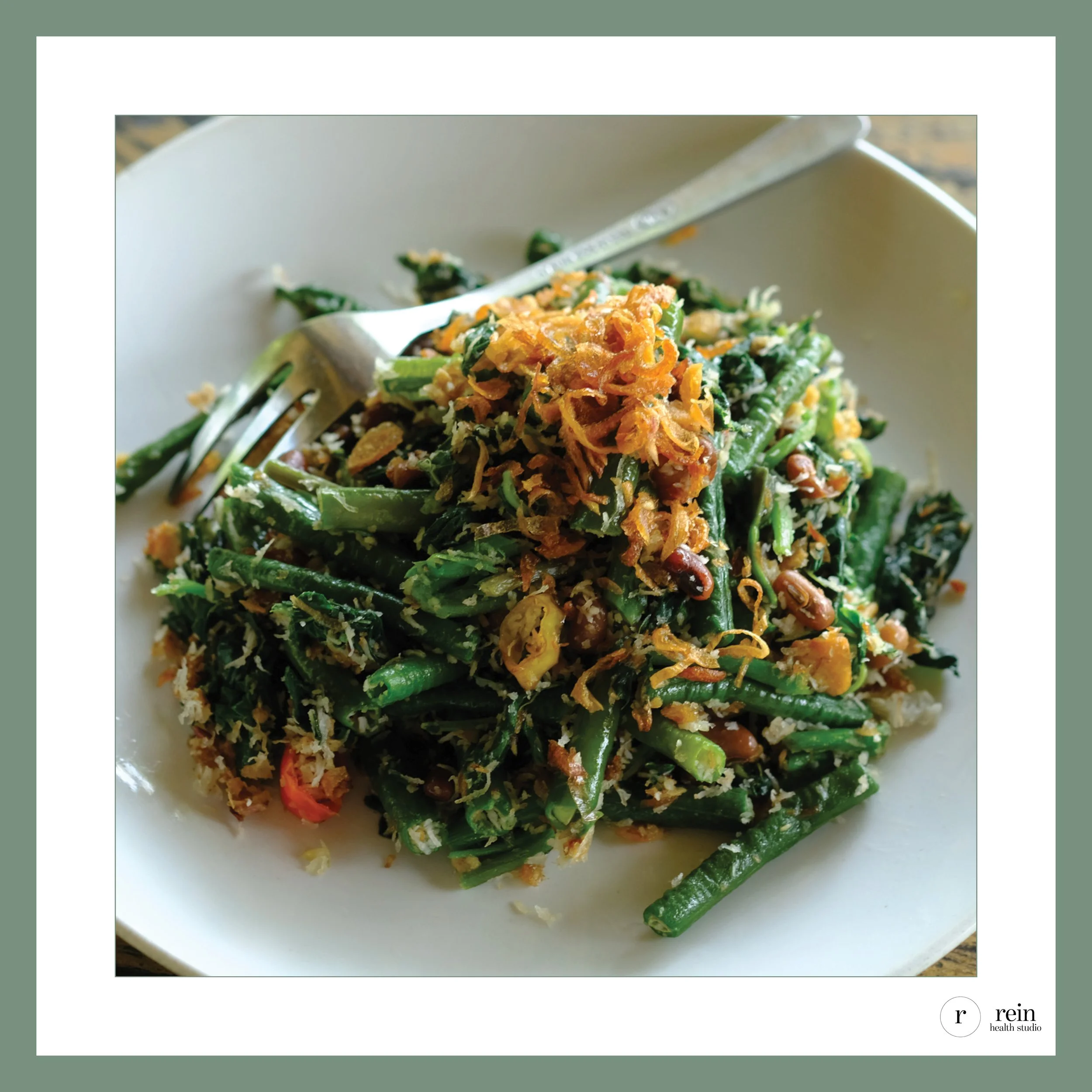Warm Green Bean Salad w/ Toasted Almonds, Shallots + Lemon Dressing