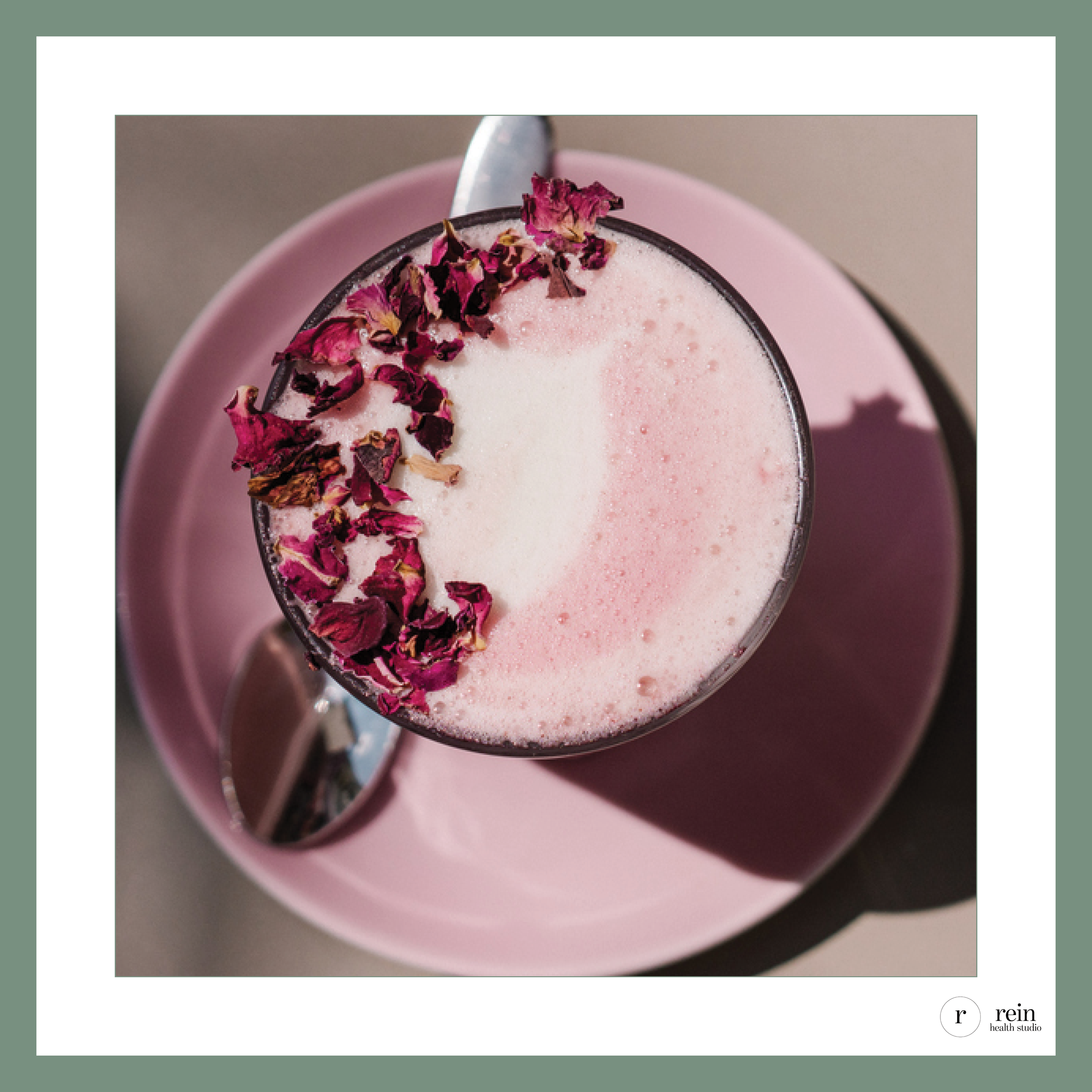 Rosehip + Hibiscus Immune Tea Latte