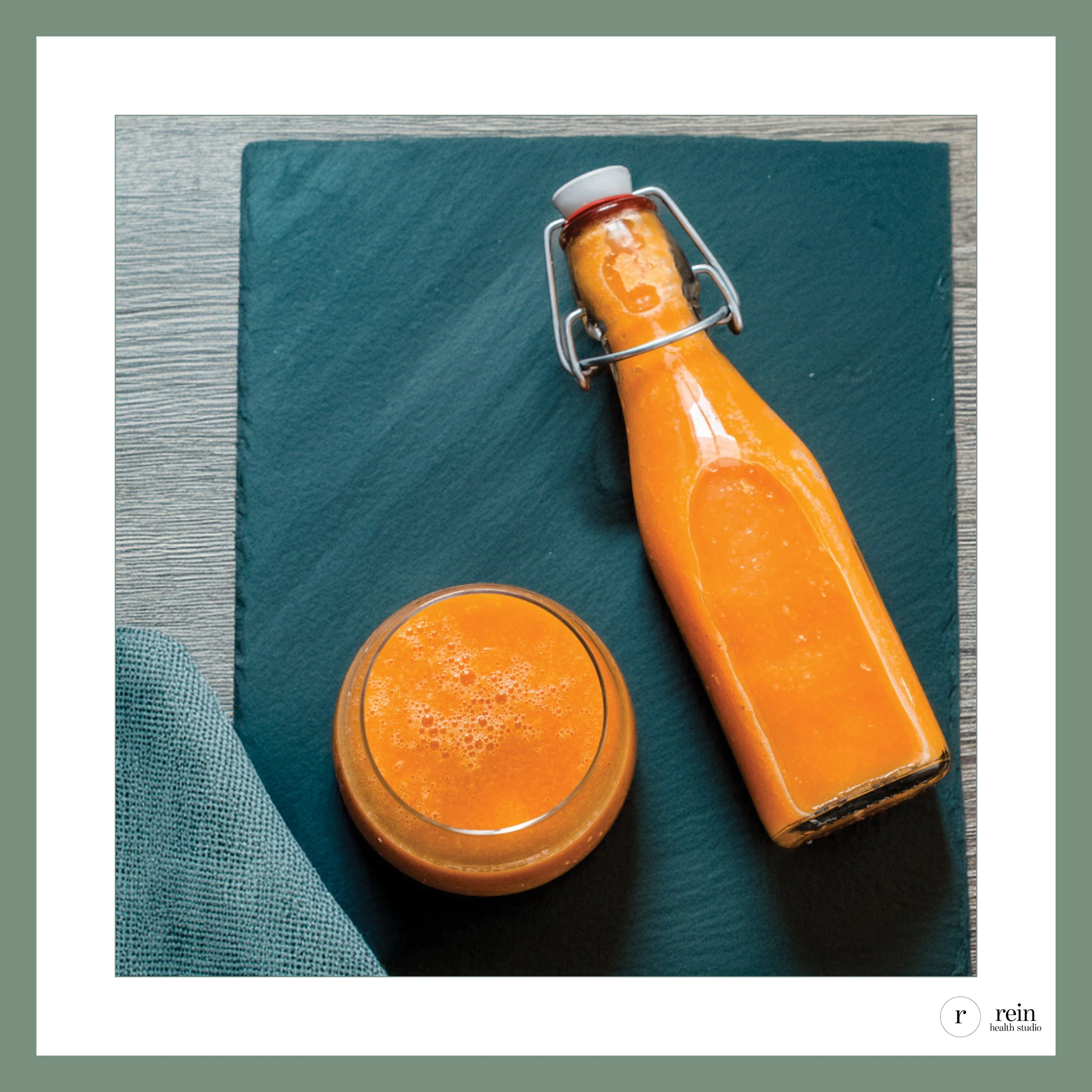 Carrot–Orange–Turmeric Juice w/ Black Pepper