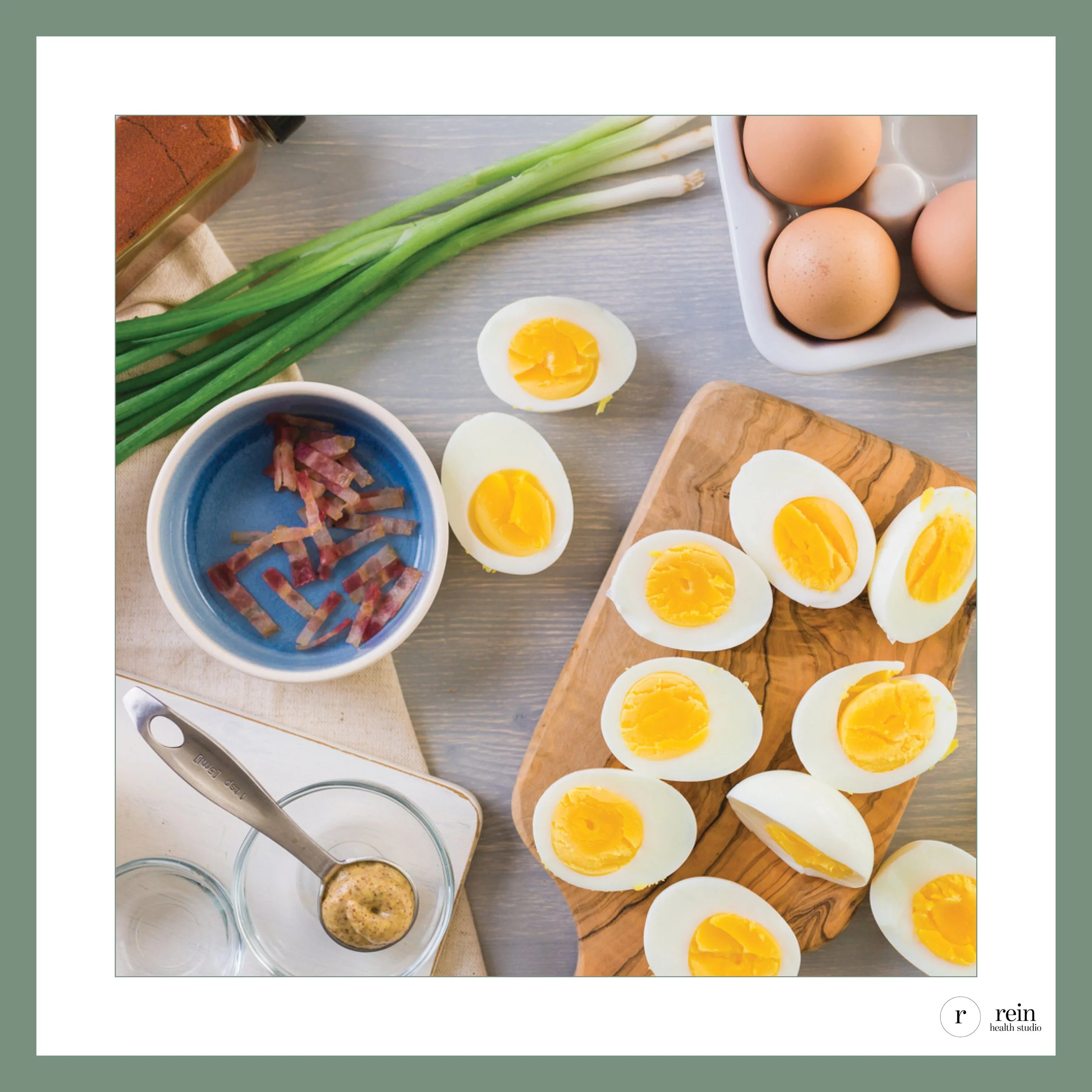 Hard-Boiled Eggs with Dijon + Chives