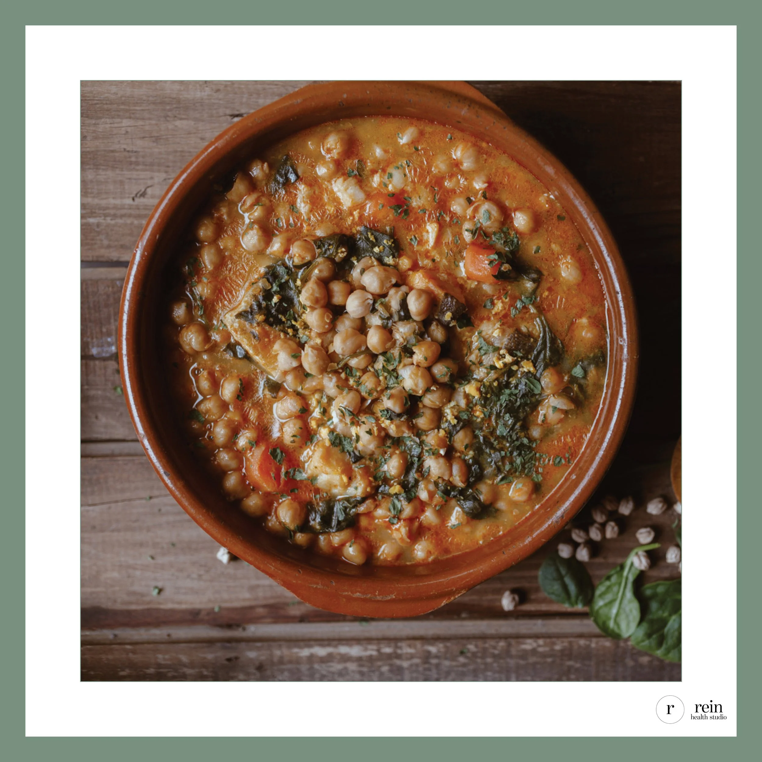 Chickpea, Kale + Tomato Stew