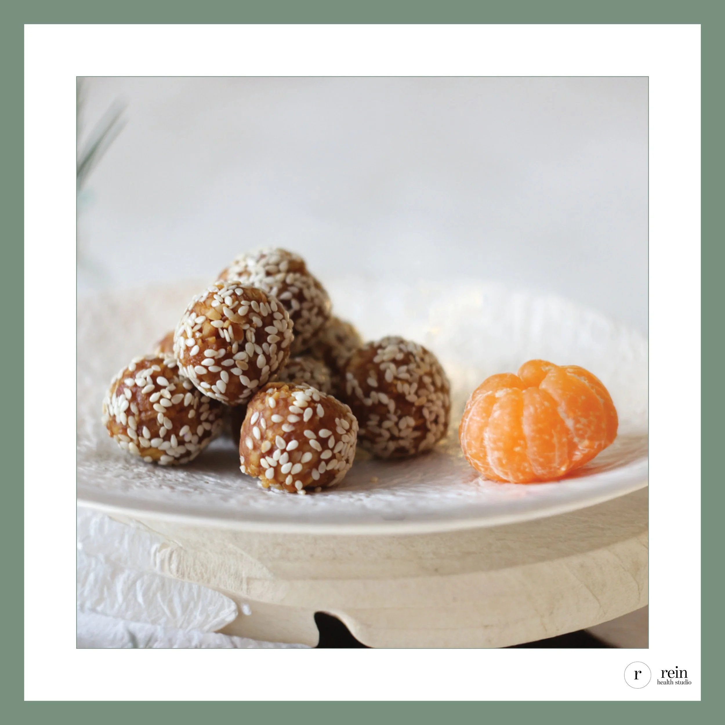 Mineral Citrus + Tahini Energy Bites