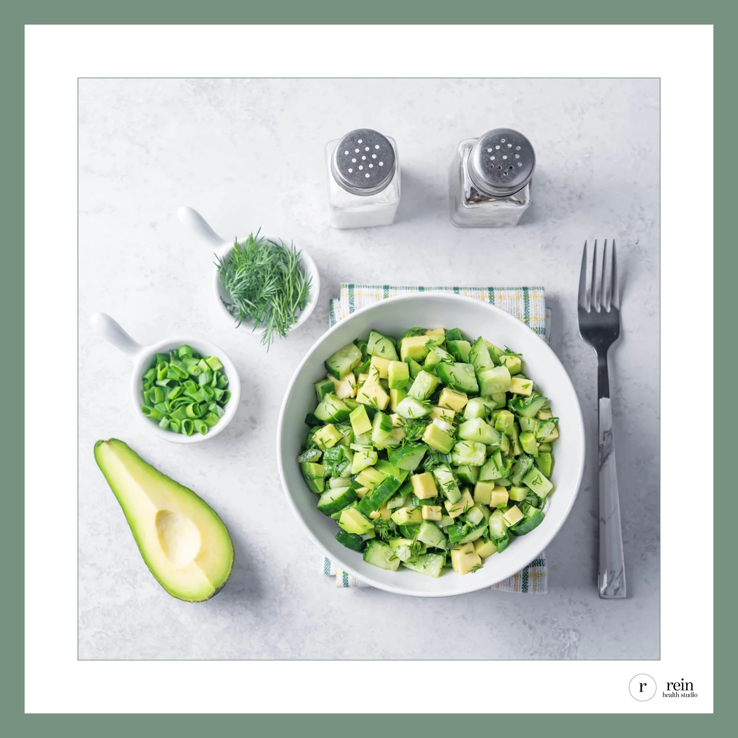 Cucumber + Avocado Hydration Salad