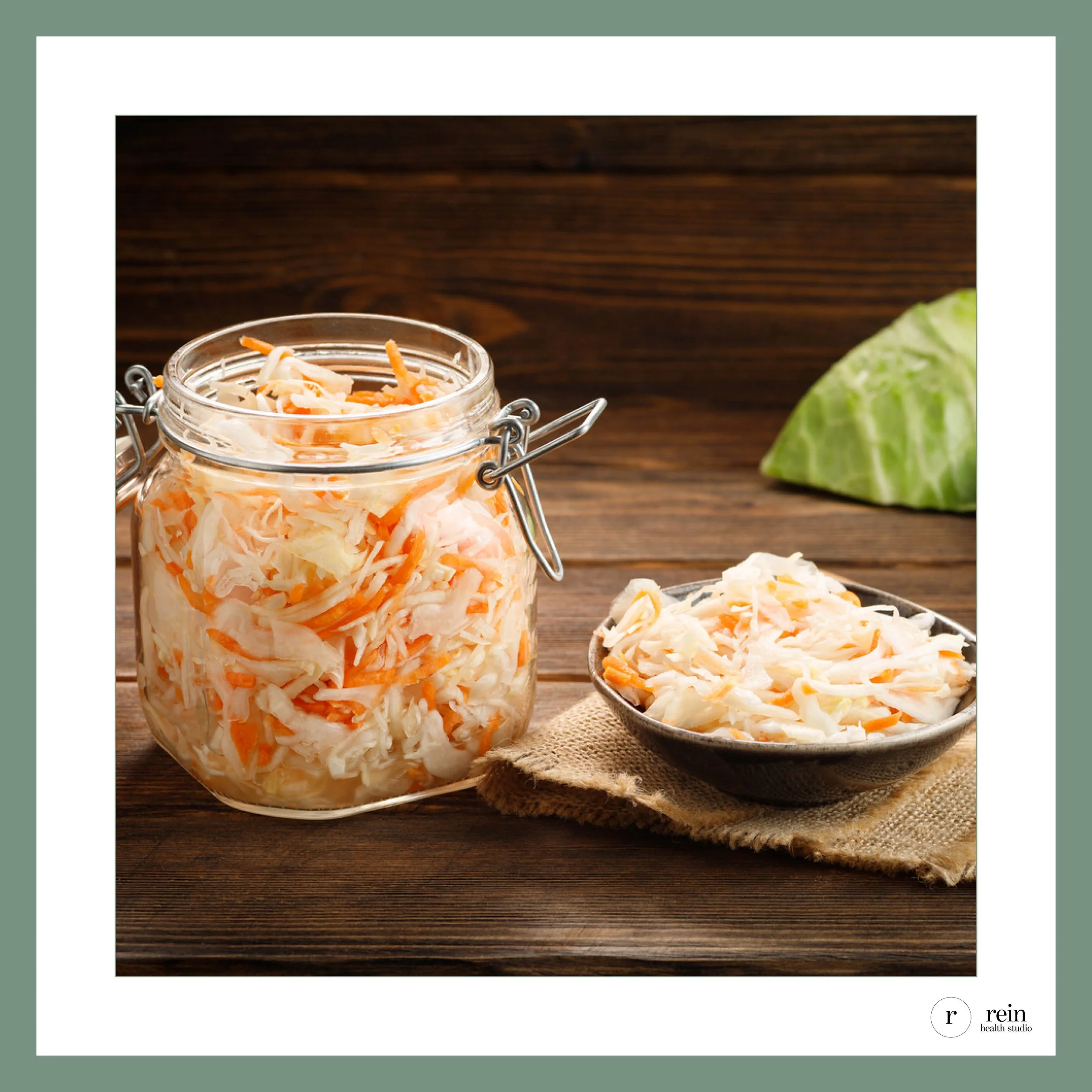 Fermented Carrot + Cabbage Sauerkraut