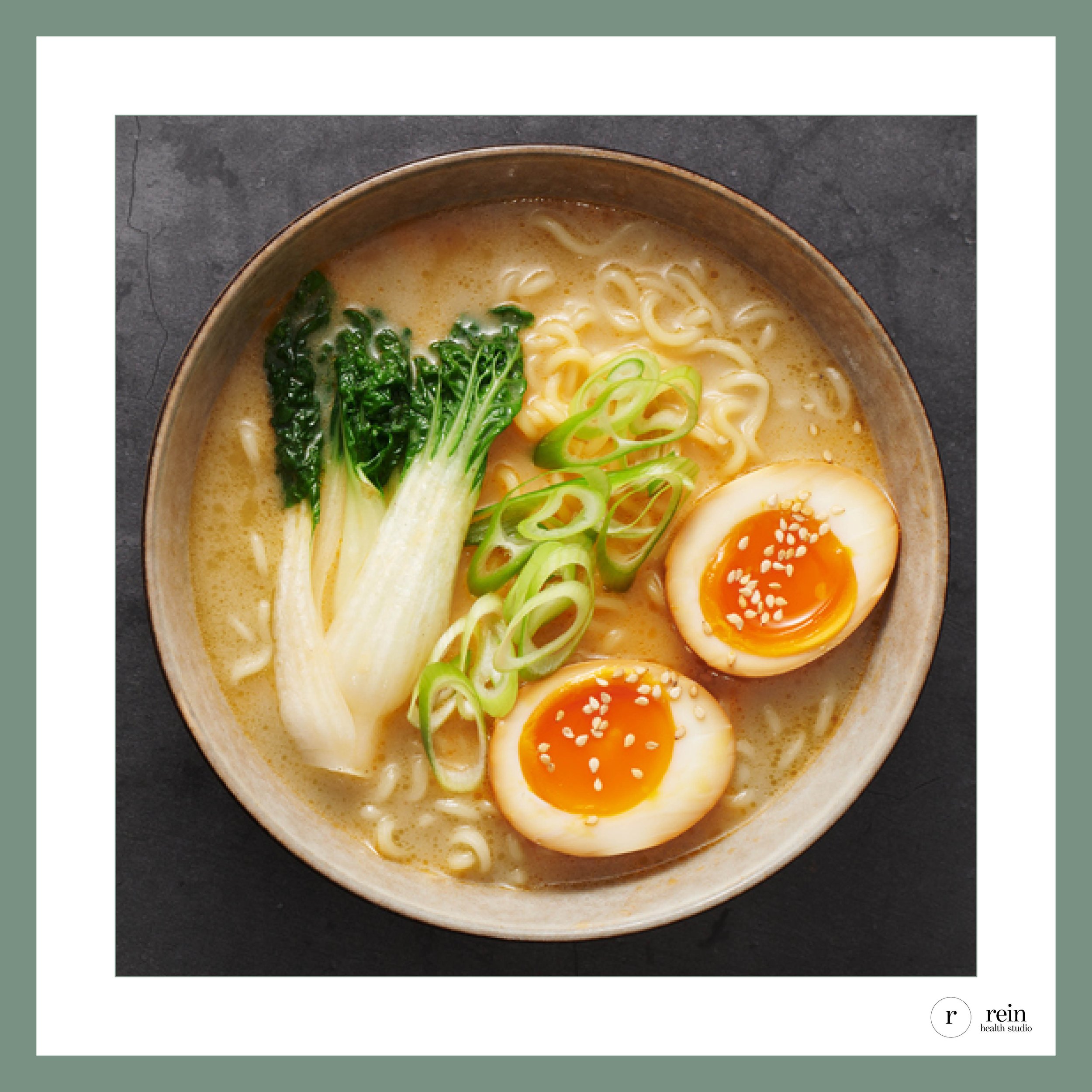 Miso Ramen w/ Soft Egg, Bok Choy + Scallion